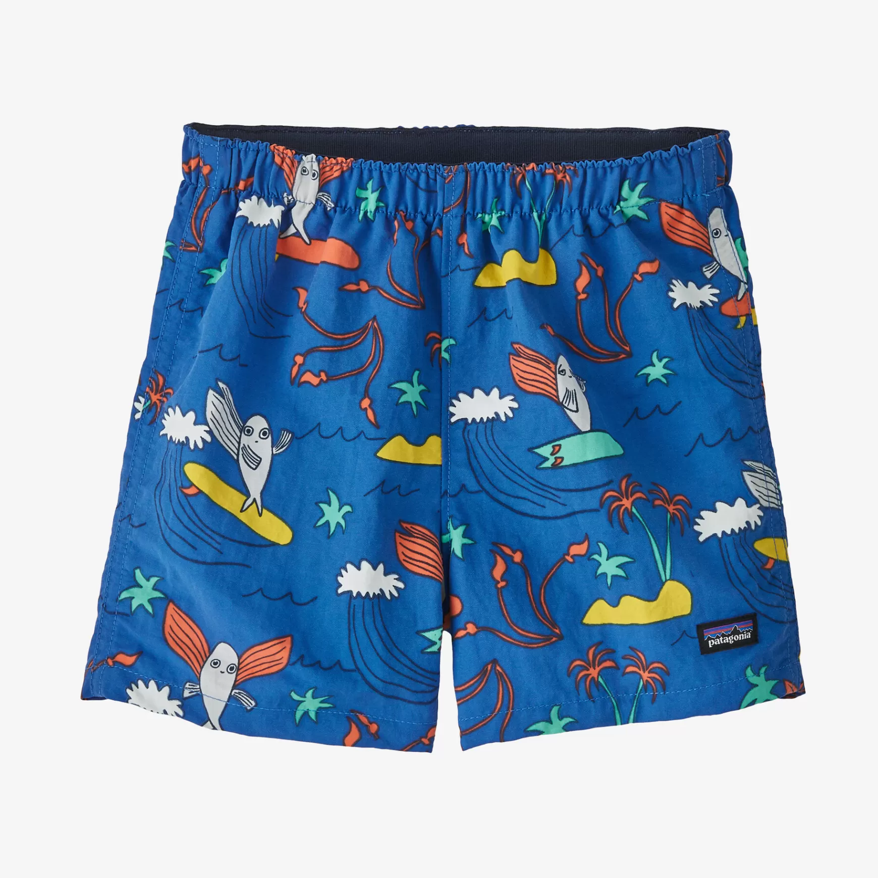 Patagonia Baby Baggies™ Shorts Happy Jam: Bayou Blue Outlet