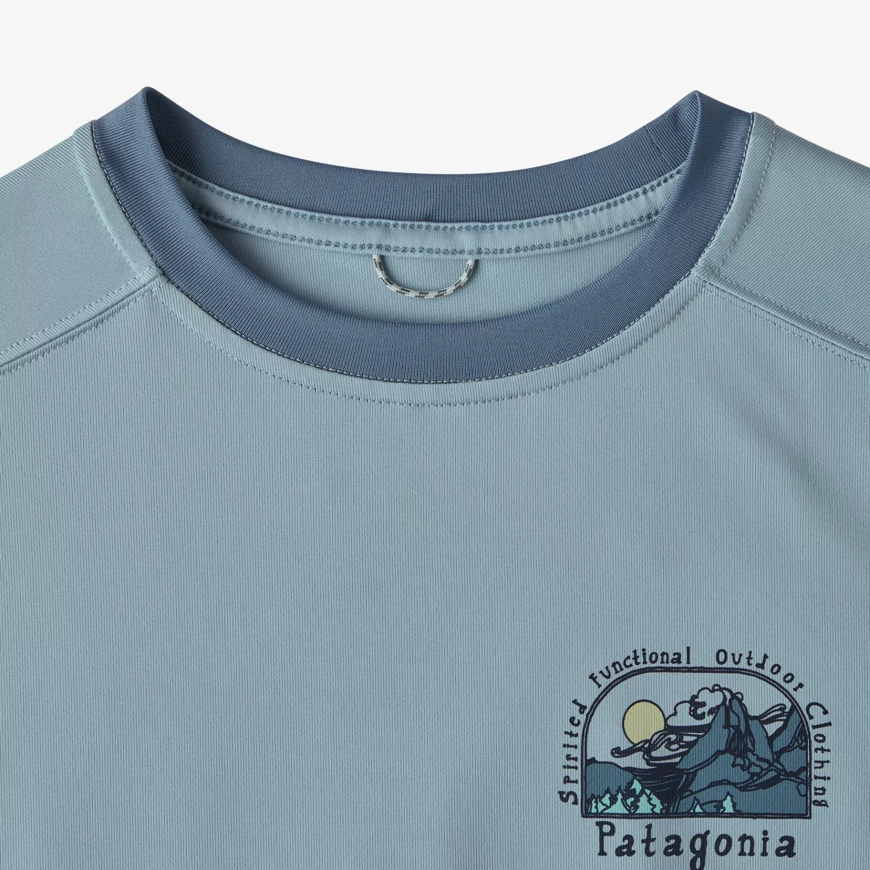 Patagonia Kids' Capilene® Silkweight T-Shirt P-6 Logo: New Navy Best Sale