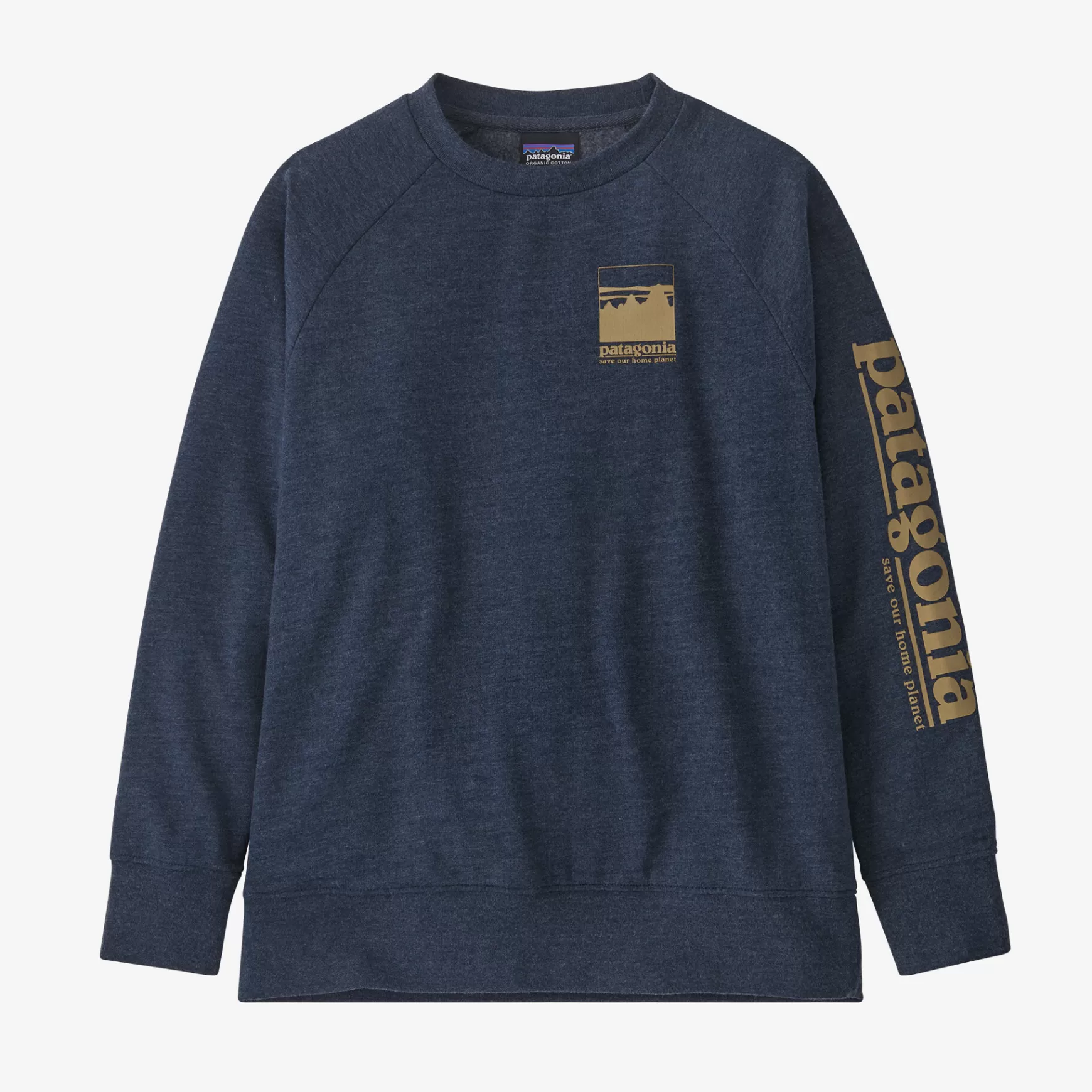 Patagonia Kids' Lightweight Crew Sweatshirt Alpine Icon: New Navy Store