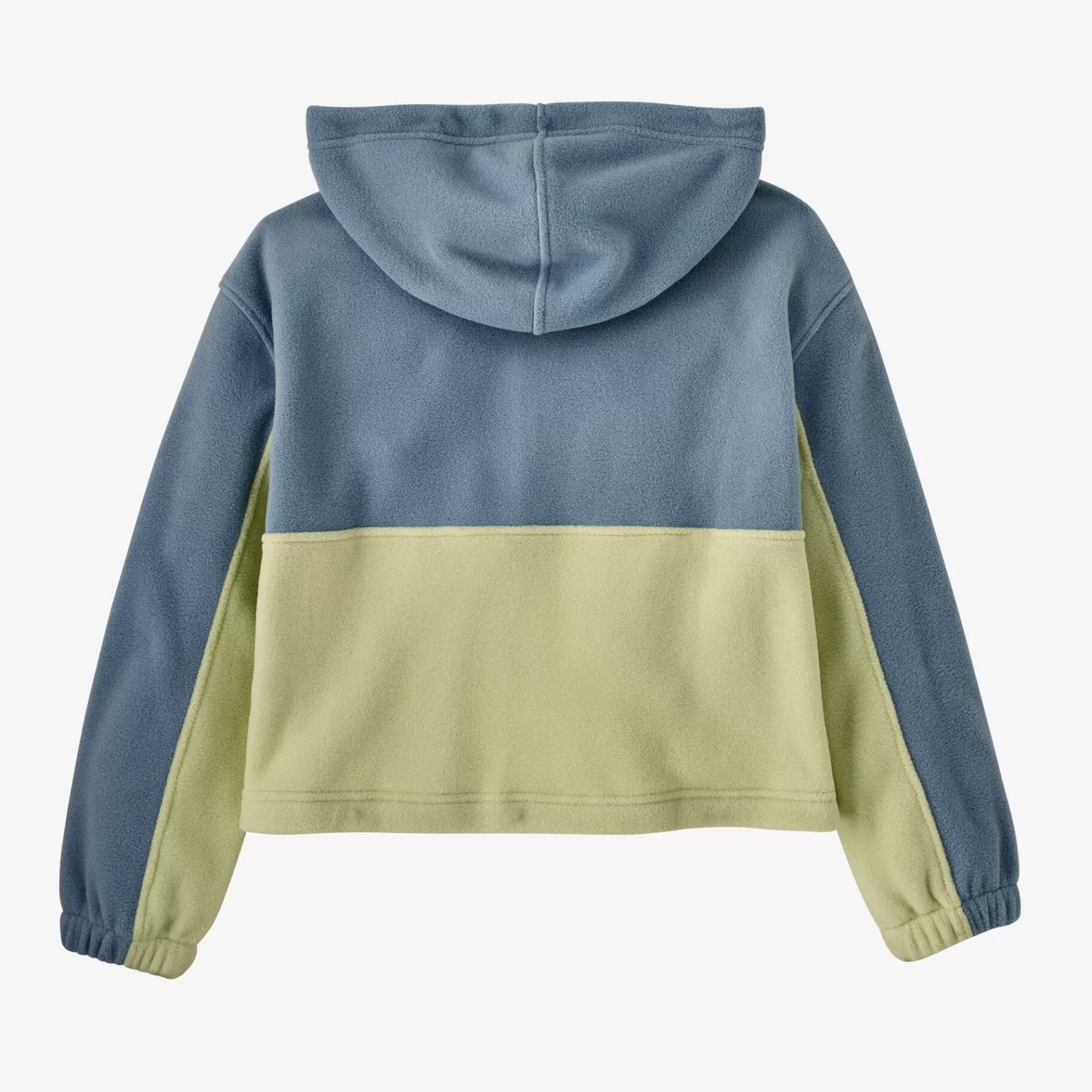 Patagonia Kids' Microdini Cropped Fleece Hoody Pullover Light Plume Grey Sale