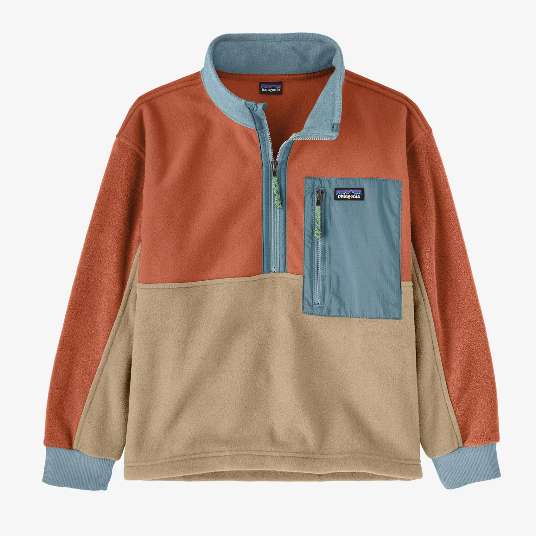 Patagonia Kids' Microdini 1/2-Zip Fleece Pullover Quartz Coral Store