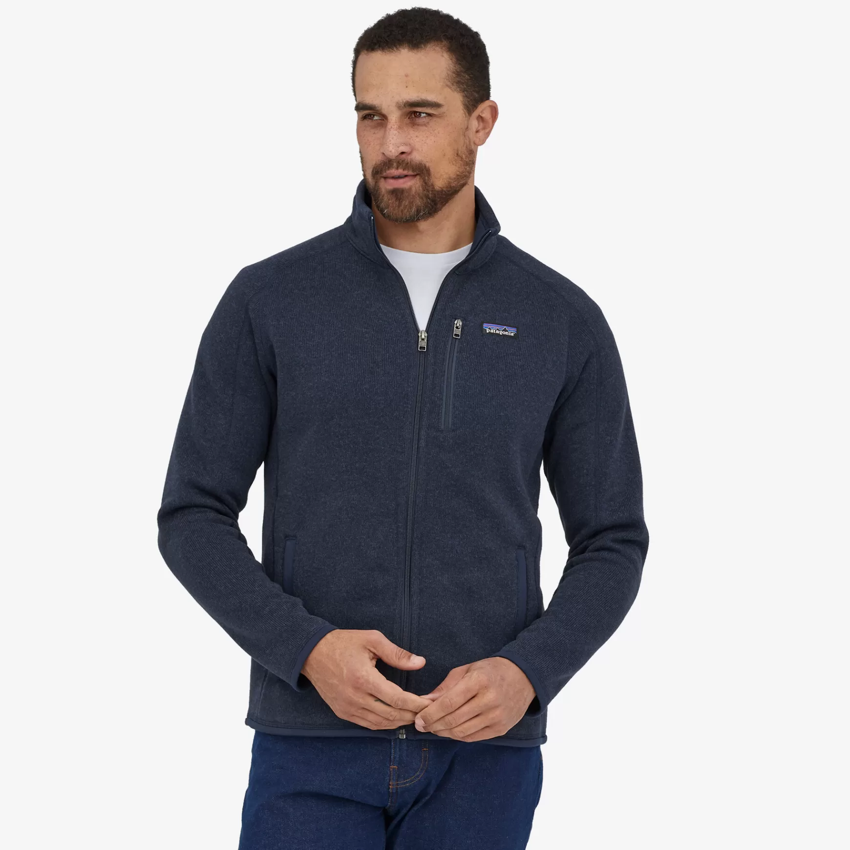 Patagonia Men'S Better Sweater Fleece Jacket New Navy Shop