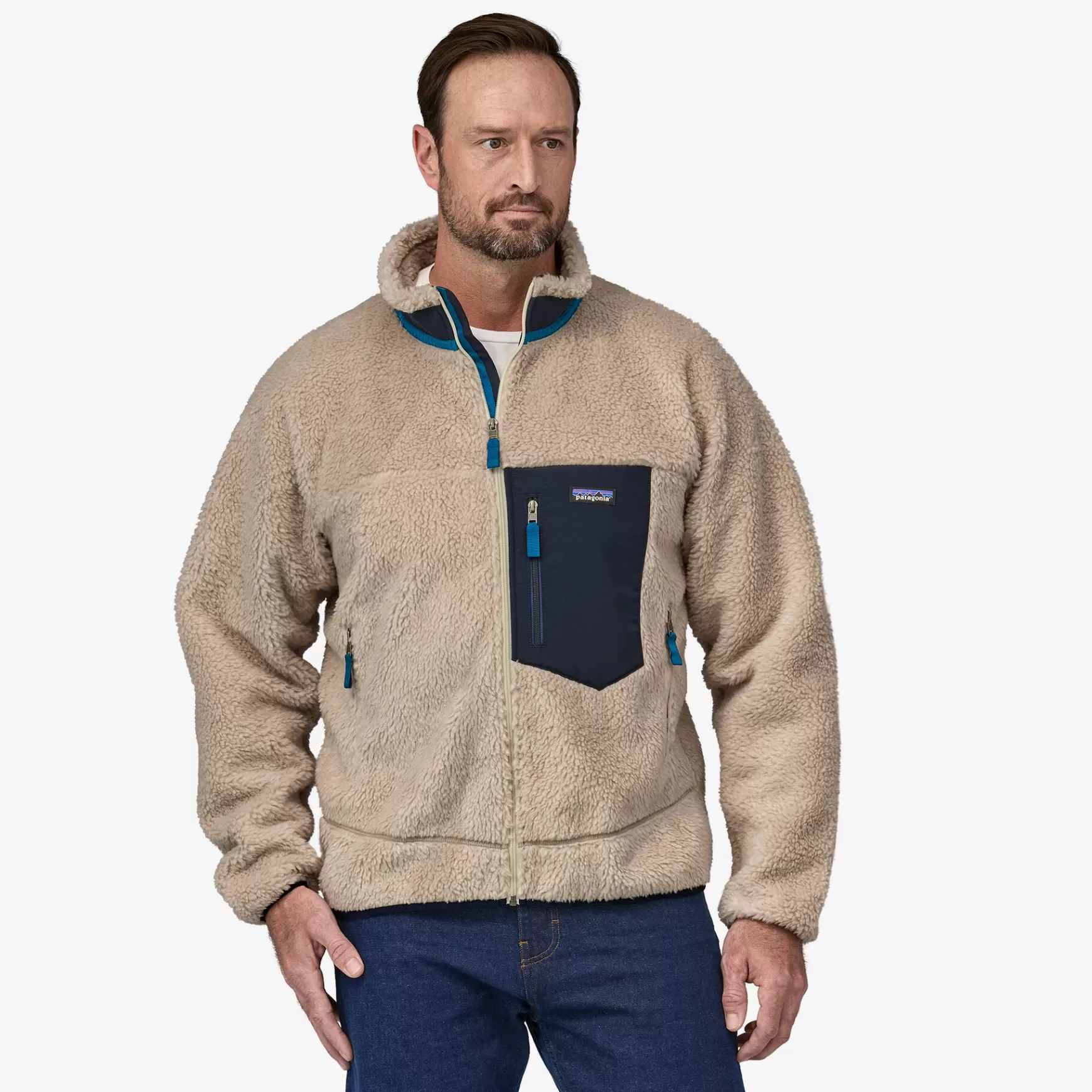 Patagonia Men'S Classic Retro-X Fleece Jacket Natural Clearance