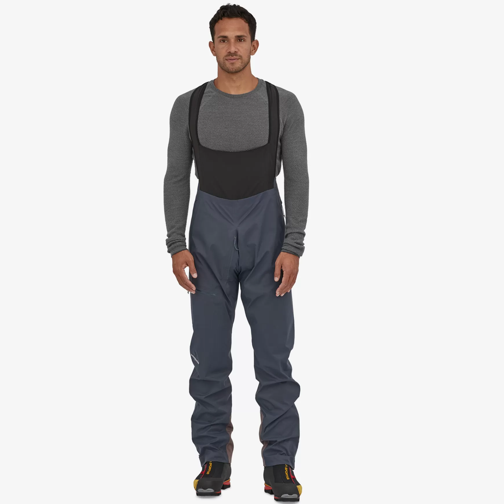 Patagonia Men'S Dual Aspect Bibs Smolder Blue Sale