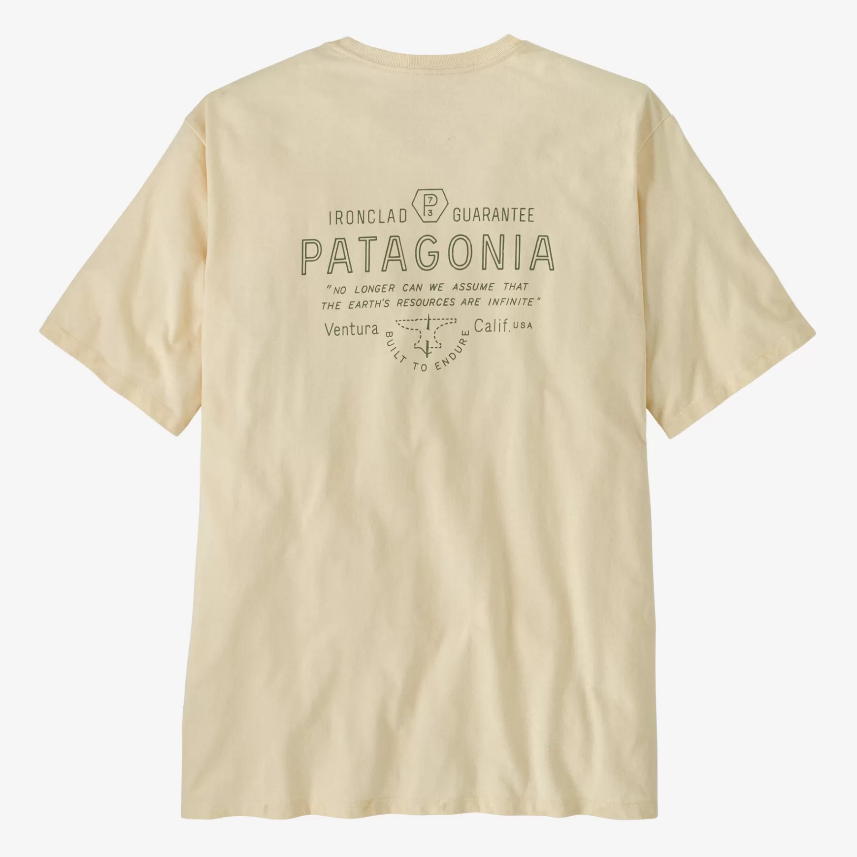 Patagonia Men'S Forge Mark Responsibili-Tee Birch White Flash Sale