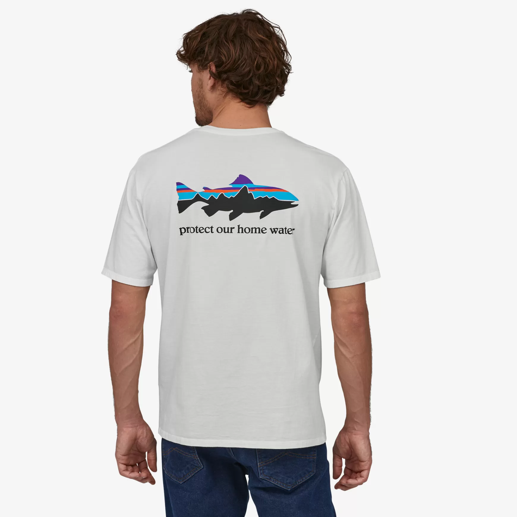 Patagonia Men'S Home Water Trout Organic T-Shirt Ink Black Online