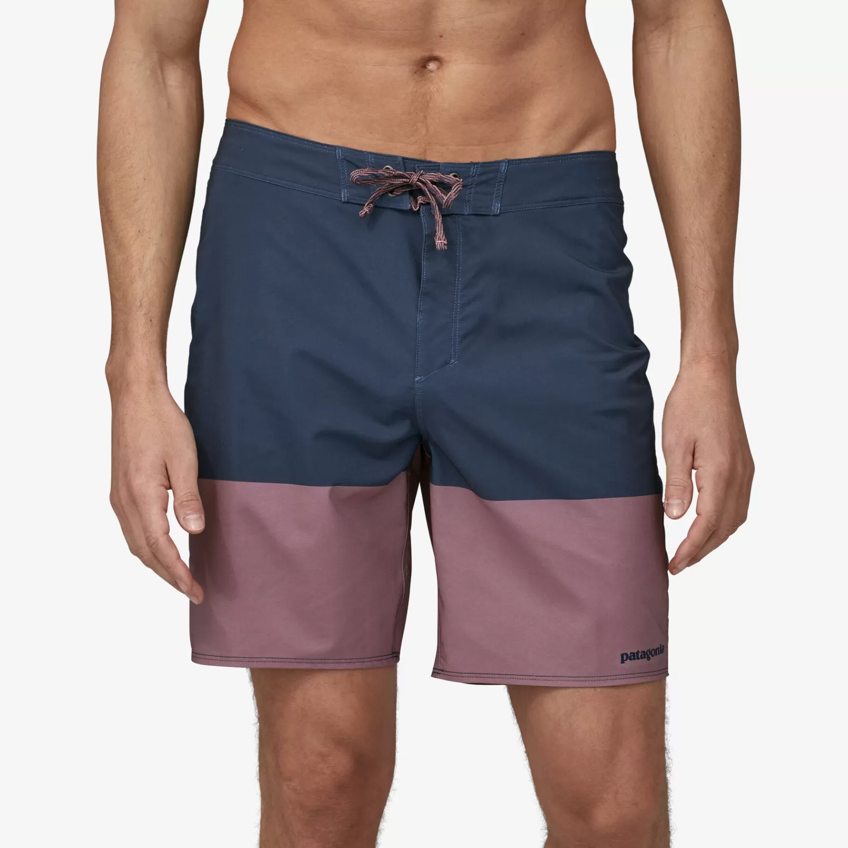 Patagonia Men'S Hydropeak Boardshorts-18" Santa Cruz Block: Evening Mauve Hot