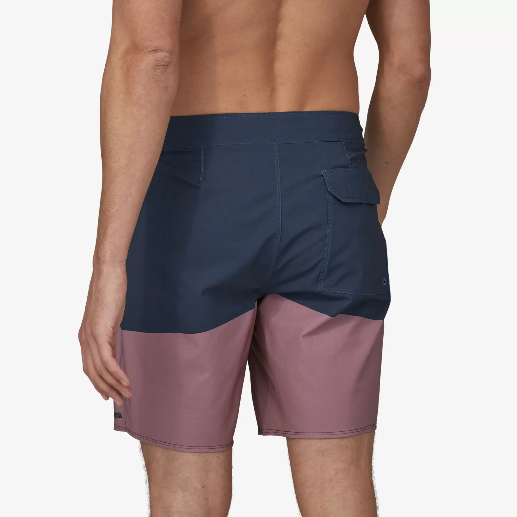 Patagonia Men'S Hydropeak Boardshorts-18" Santa Cruz Block: Evening Mauve Hot