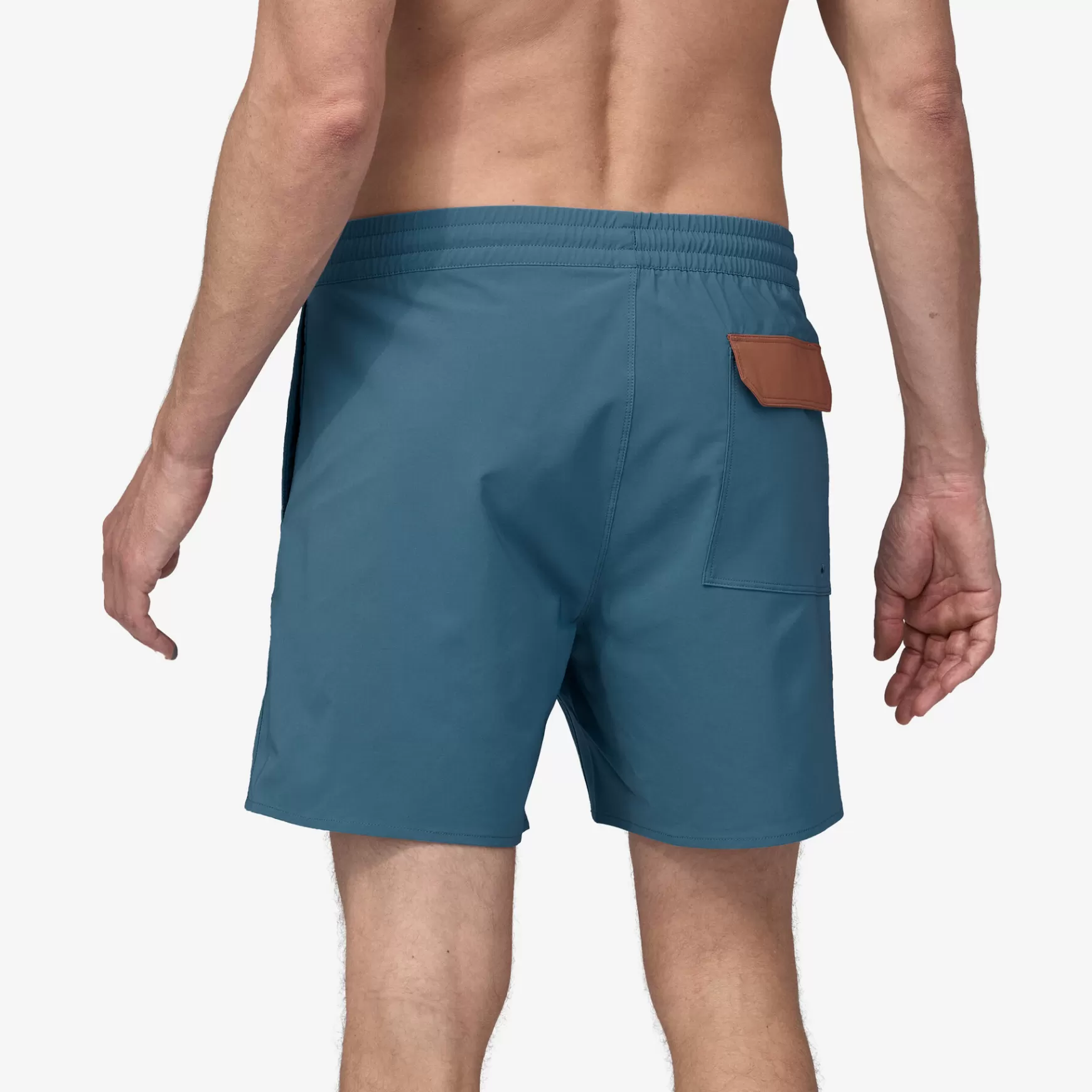 Patagonia Men'S Hydropeak Volley Shorts-16" Peak Protector Badge: Pigeon Blue Shop