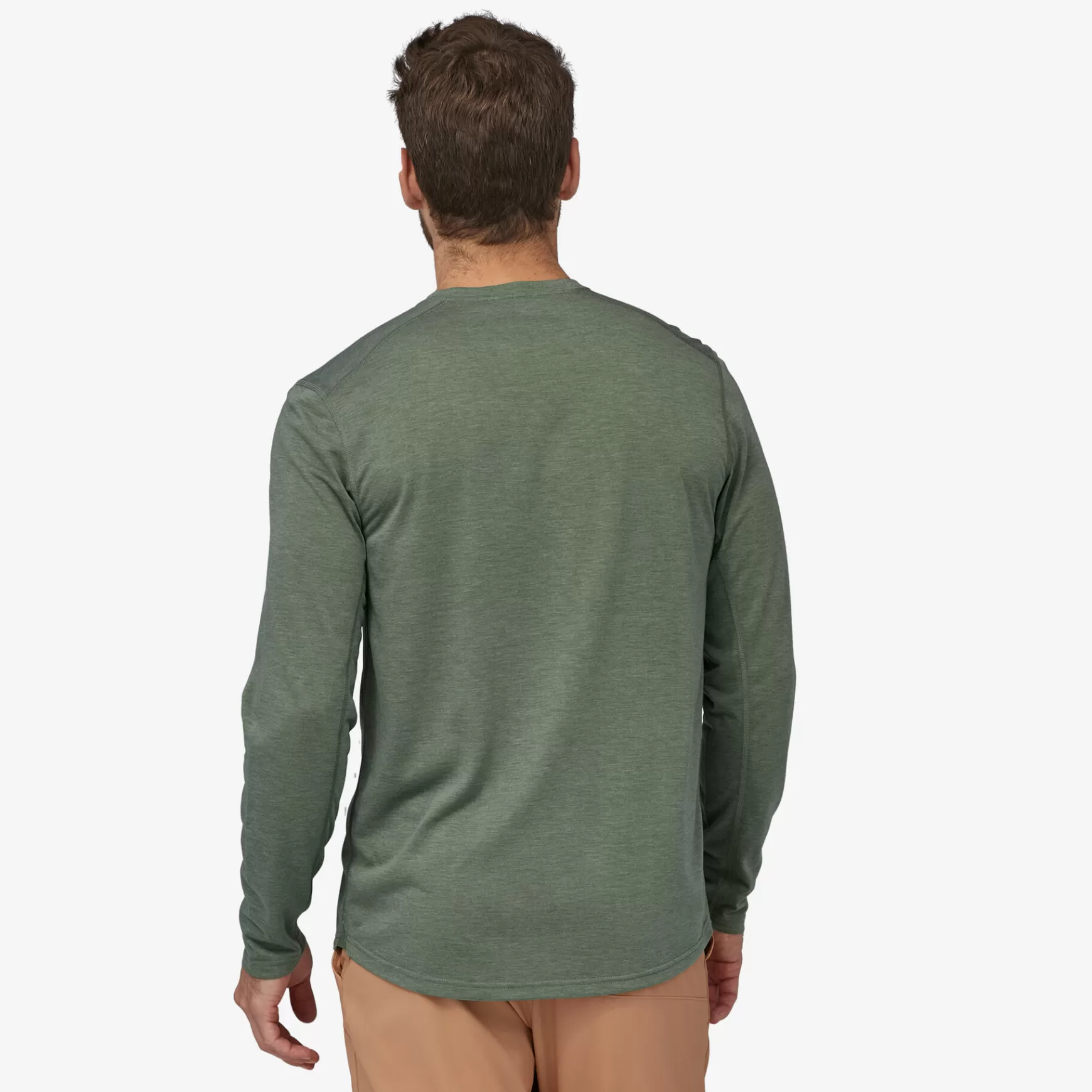 Patagonia Men'S Long-Sleeved Capilene Cool Trail Shirt Hemlock Green Best Sale