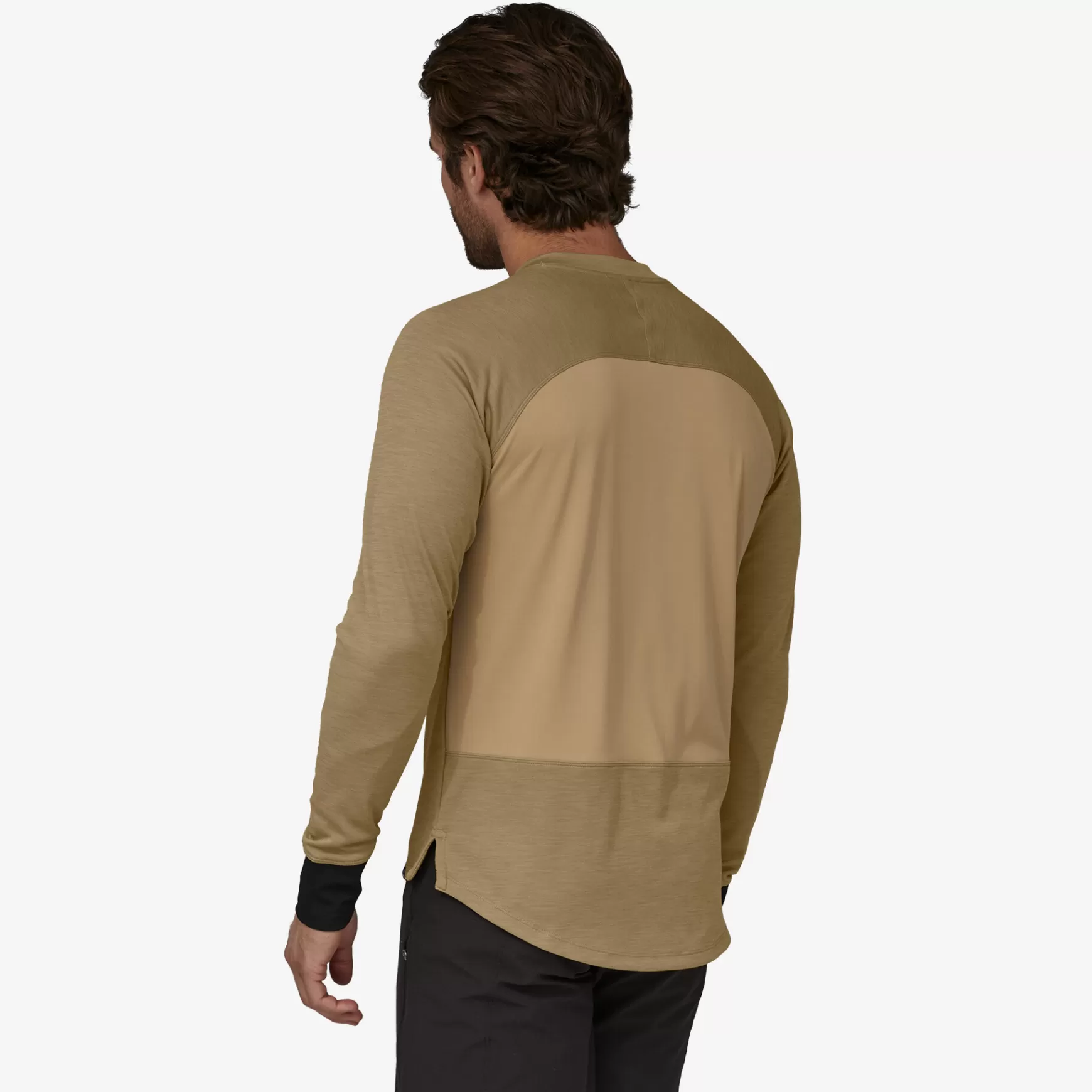 Patagonia Men'S Long-Sleeved Dirt Craft Bike Jersey Classic Tan Outlet