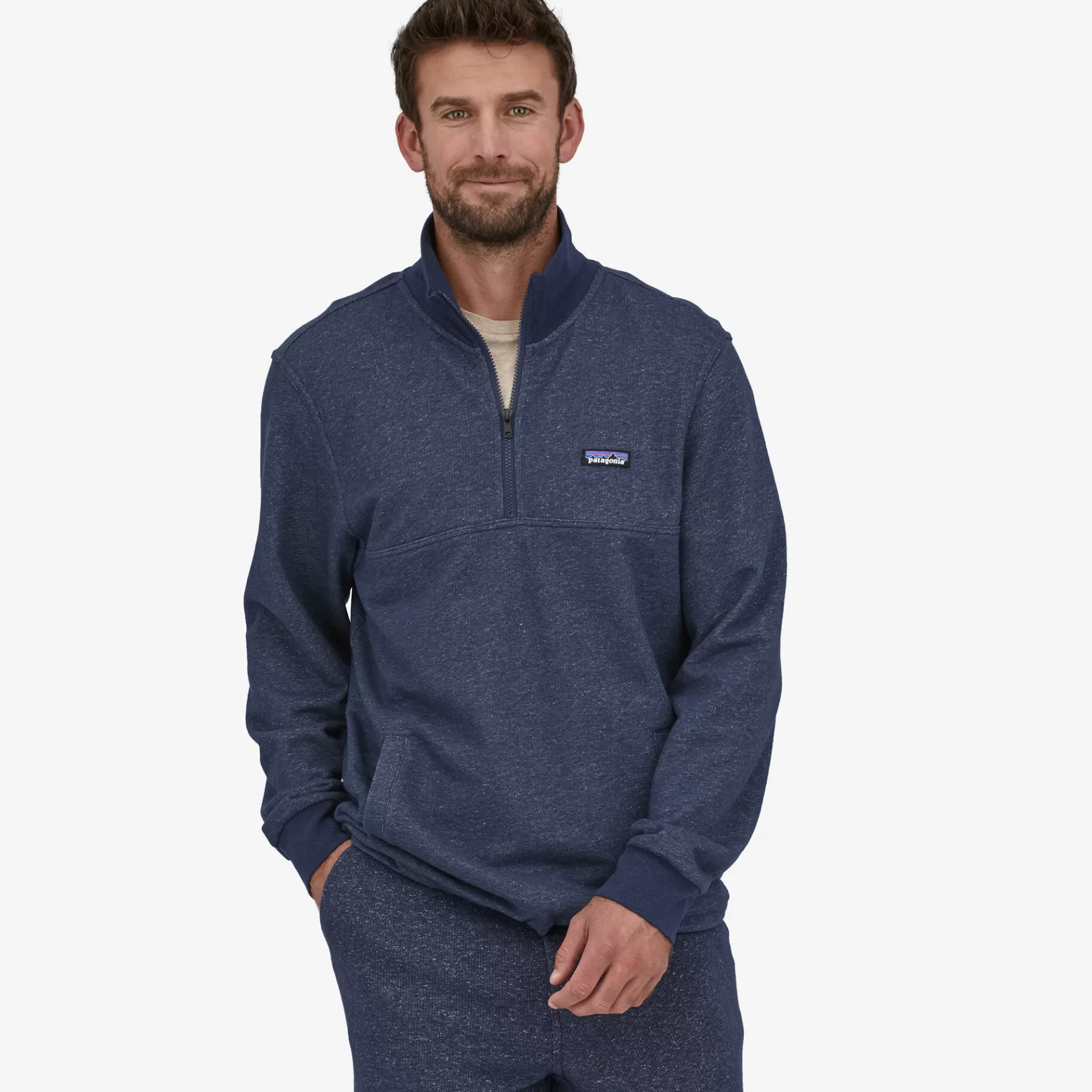 Patagonia Men'S Mahnya Fleece Pullover New Navy Best Sale