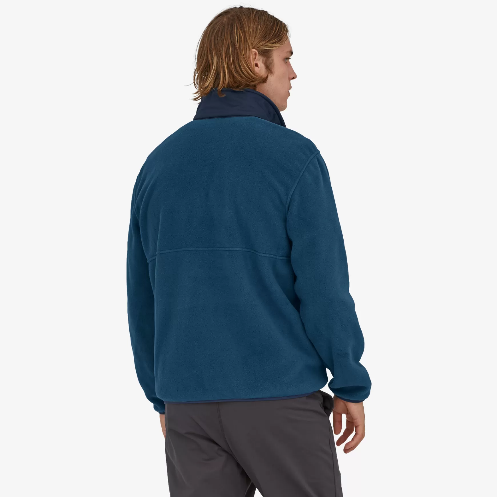 Patagonia Men'S Microdini 1/2-Zip Fleece Pullover Tidepool Blue Sale