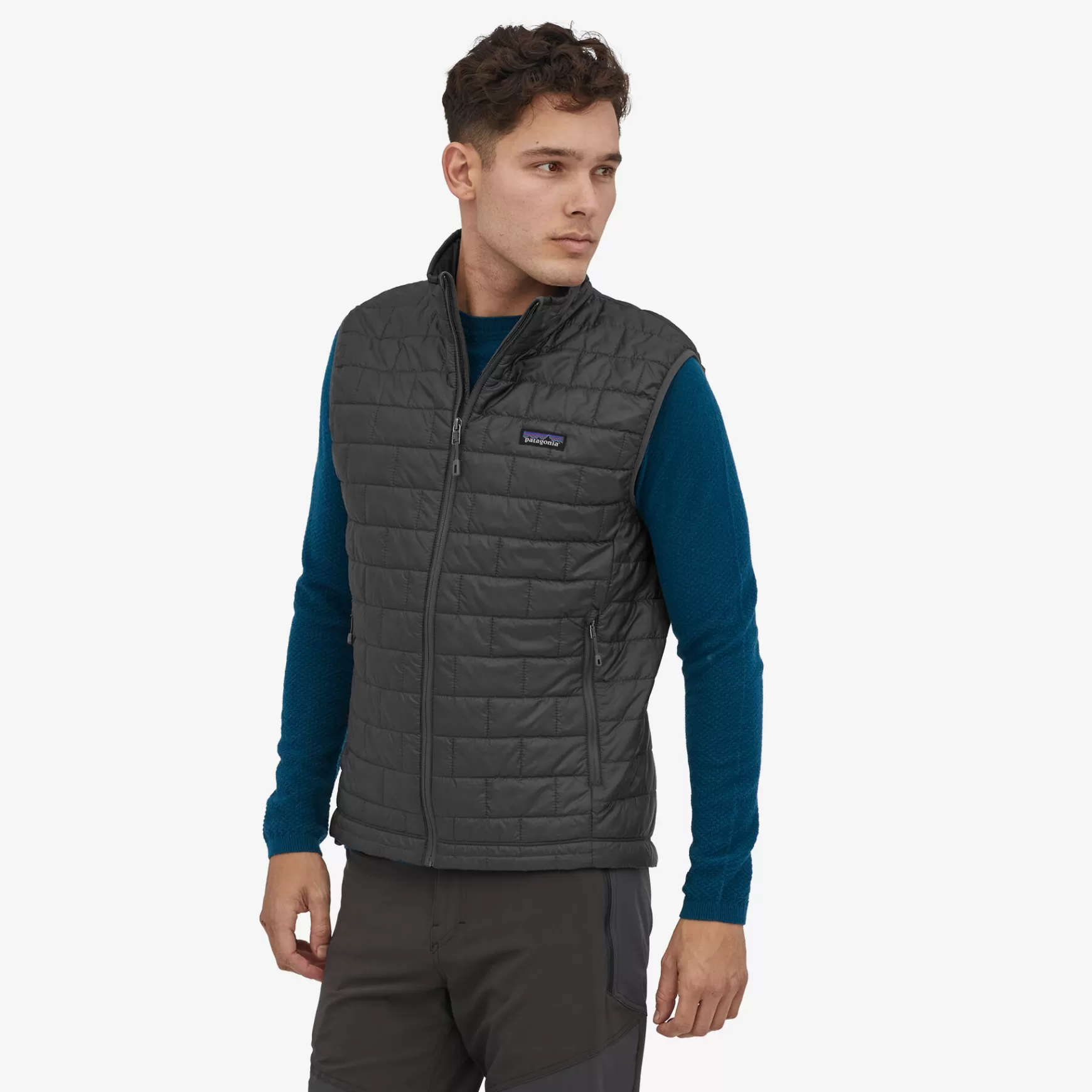 Patagonia Men'S Nano Puff Vest Forge Grey Flash Sale