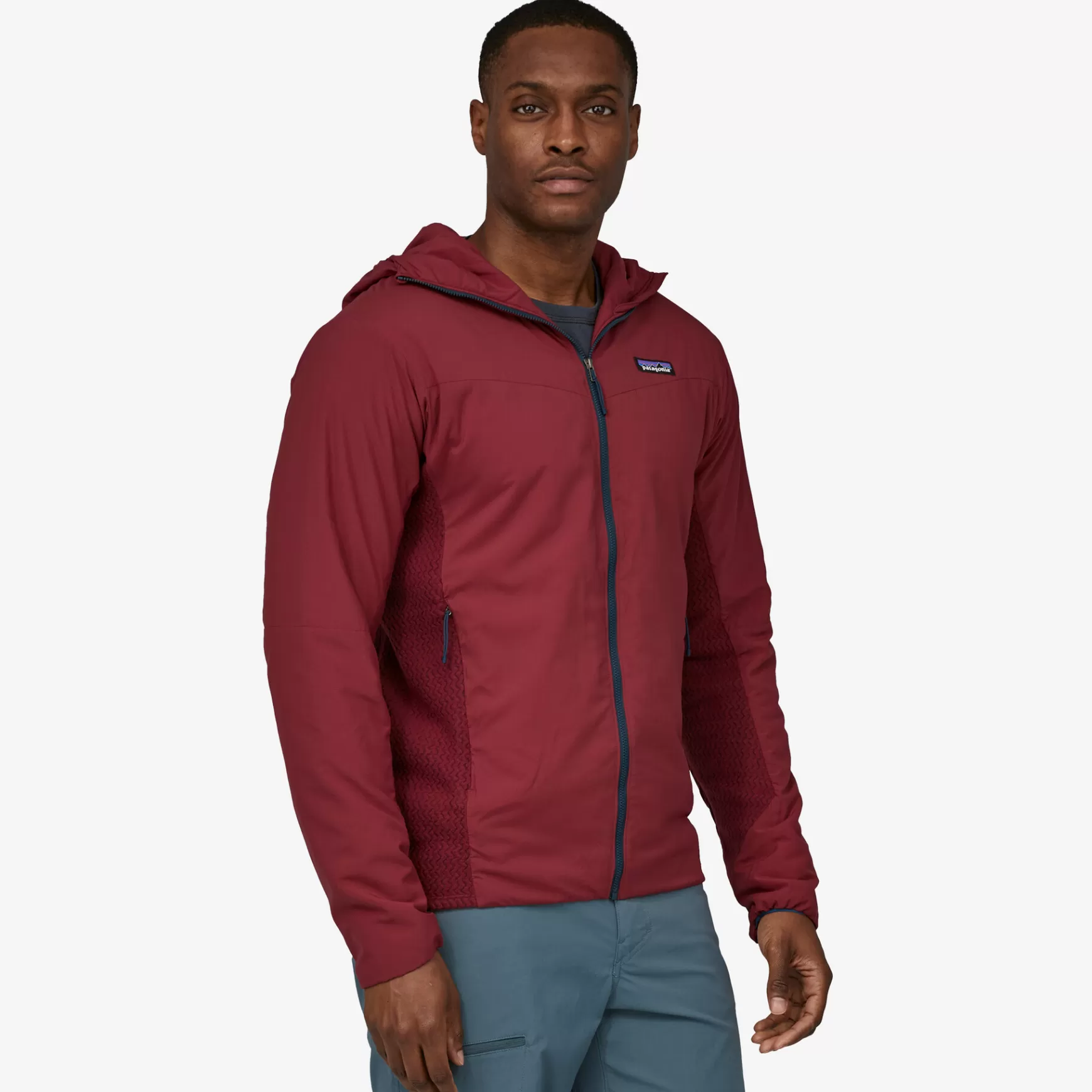 Patagonia Men'S Nano-Air® Light Hybrid Hoody Wax Red Hot