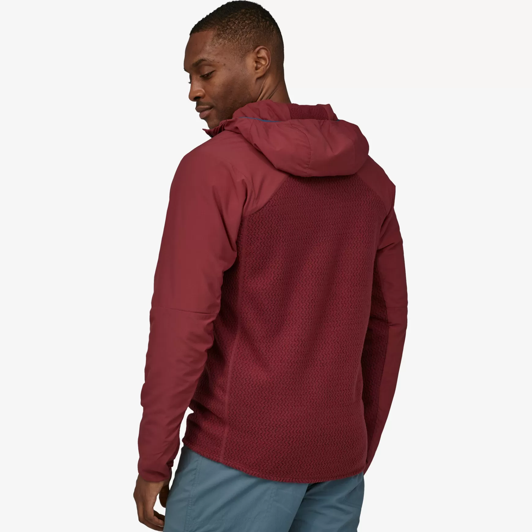 Patagonia Men'S Nano-Air® Light Hybrid Hoody Wax Red Hot