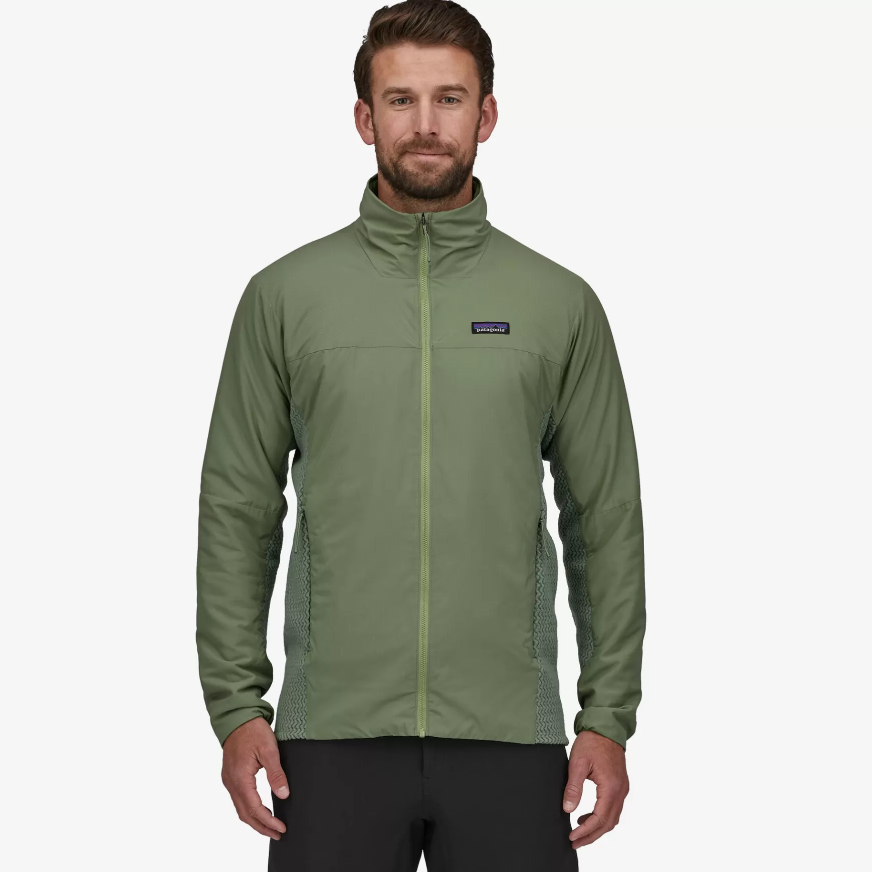 Patagonia Men'S Nano-Air® Light Hybrid Jacket Sedge Green New