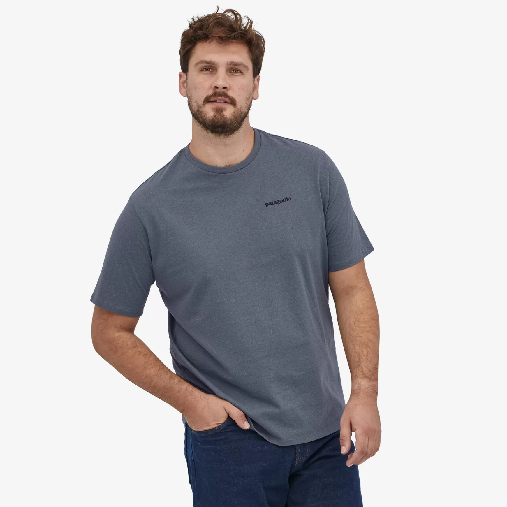 Patagonia Men'S P-6 Logo Responsibili-Tee Wyoming Green Store