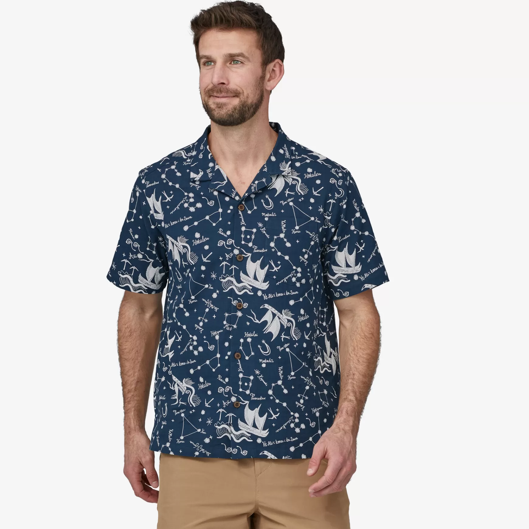 Patagonia Men'S Pataloha Shirt Ho'Okele: Tidepool Blue Sale