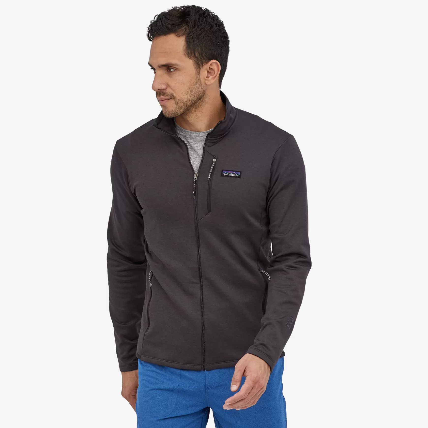 Patagonia Men'S R1 Daily Jacket Ink Black-Black X-Dye Best Sale