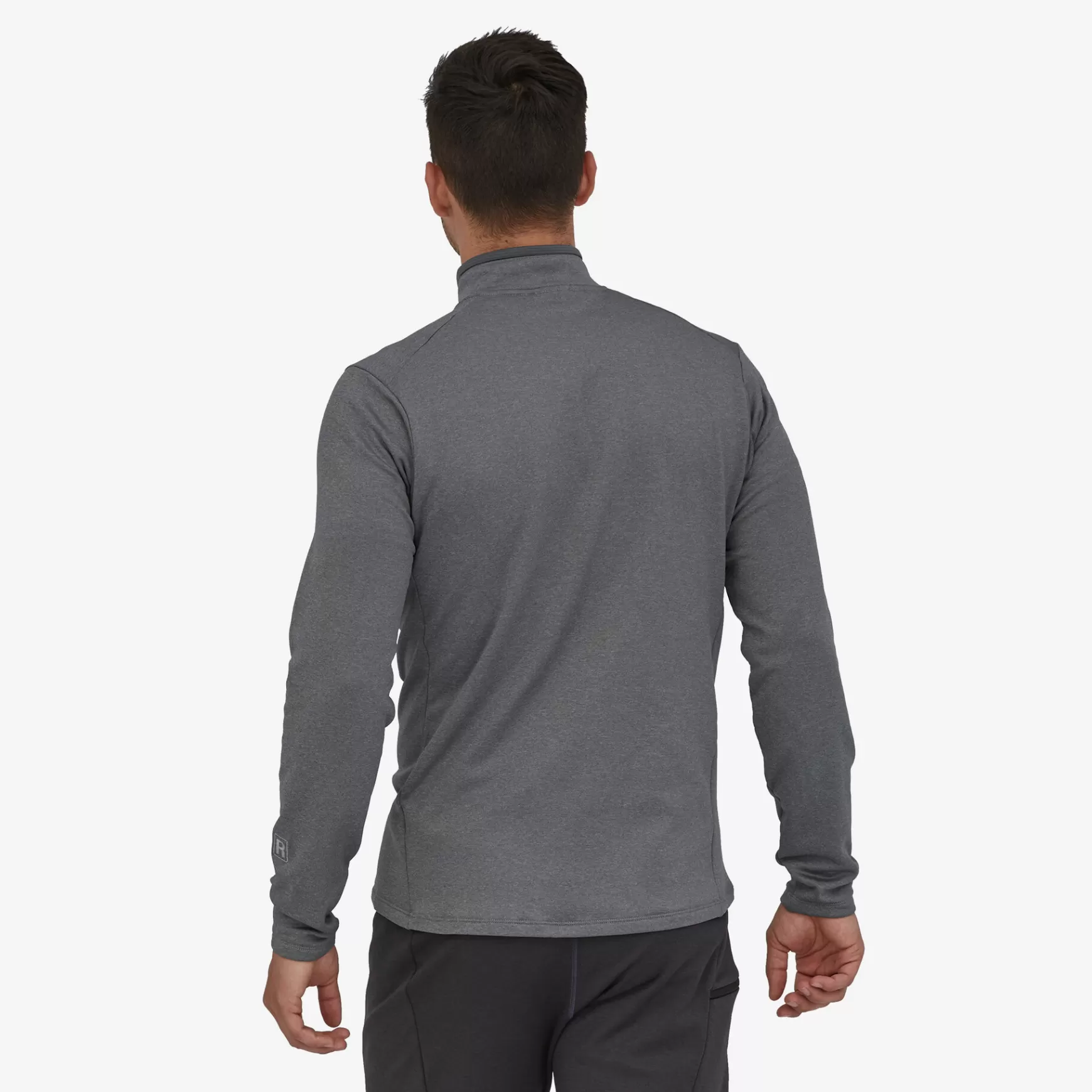 Patagonia Men'S R1 Daily Zip-Neck Noble Grey-Salt Grey X-Dye Outlet