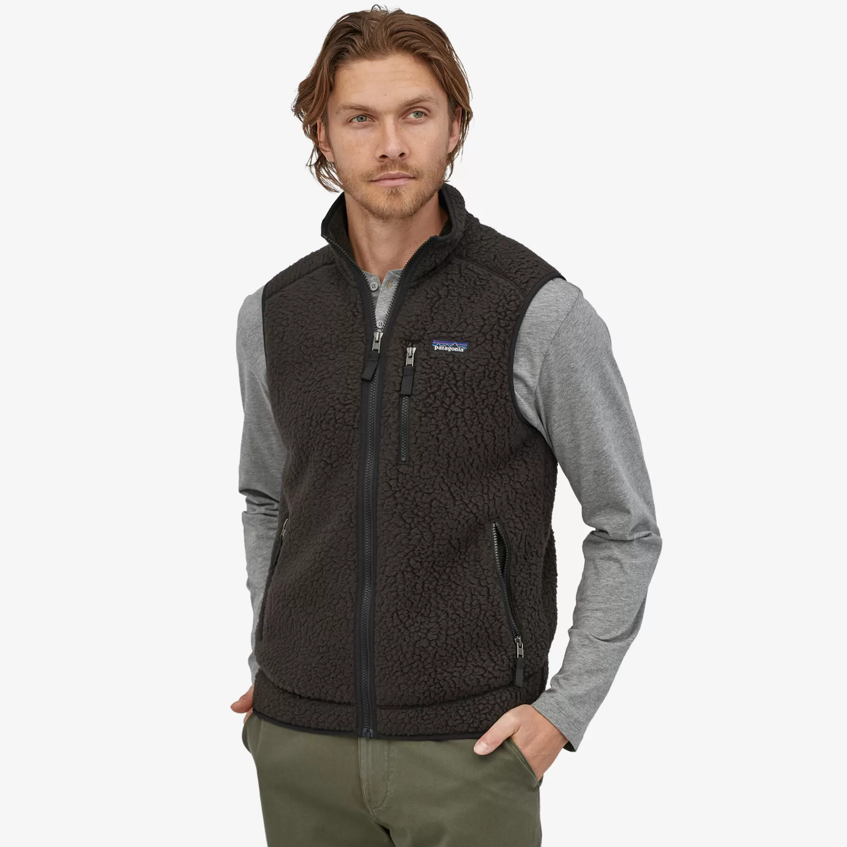 Patagonia Men'S Retro Pile Fleece Vest Black Online