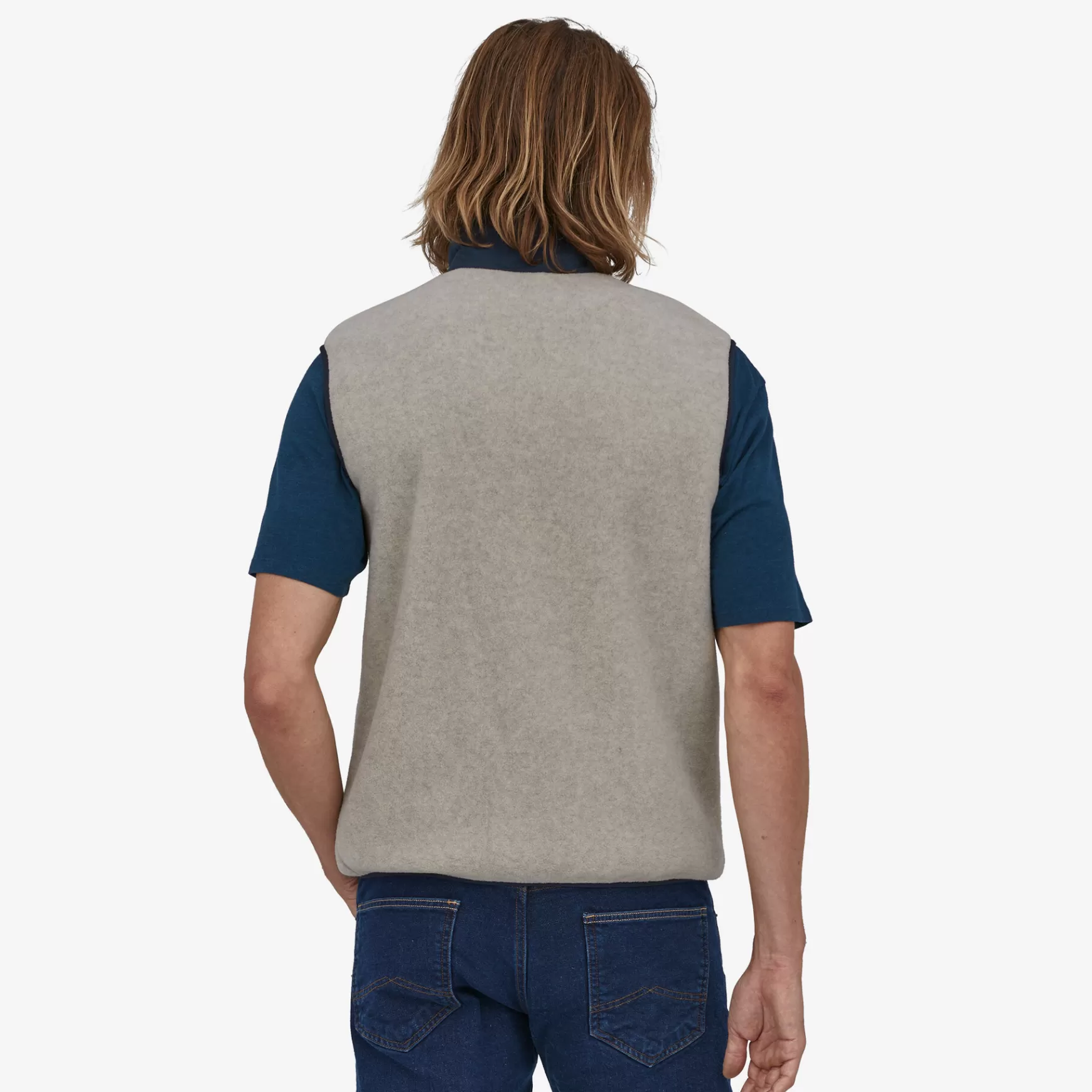 Patagonia Men'S Synchilla Fleece Vest Oatmeal Heather Store