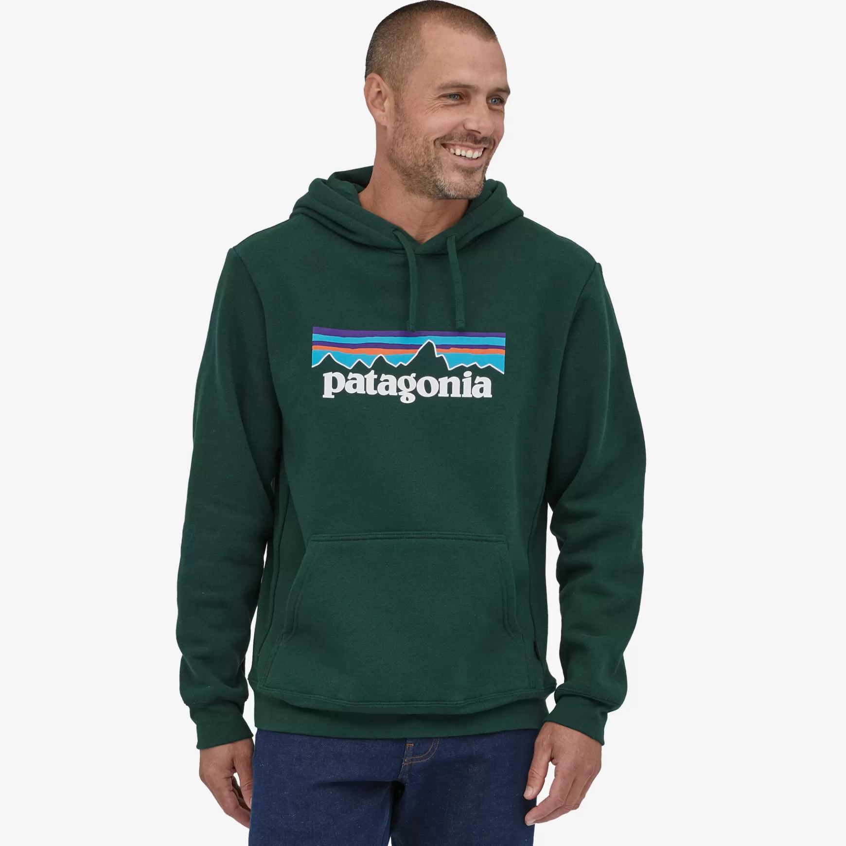 Patagonia P-6 Logo Uprisal Hoody Pinyon Green Clearance