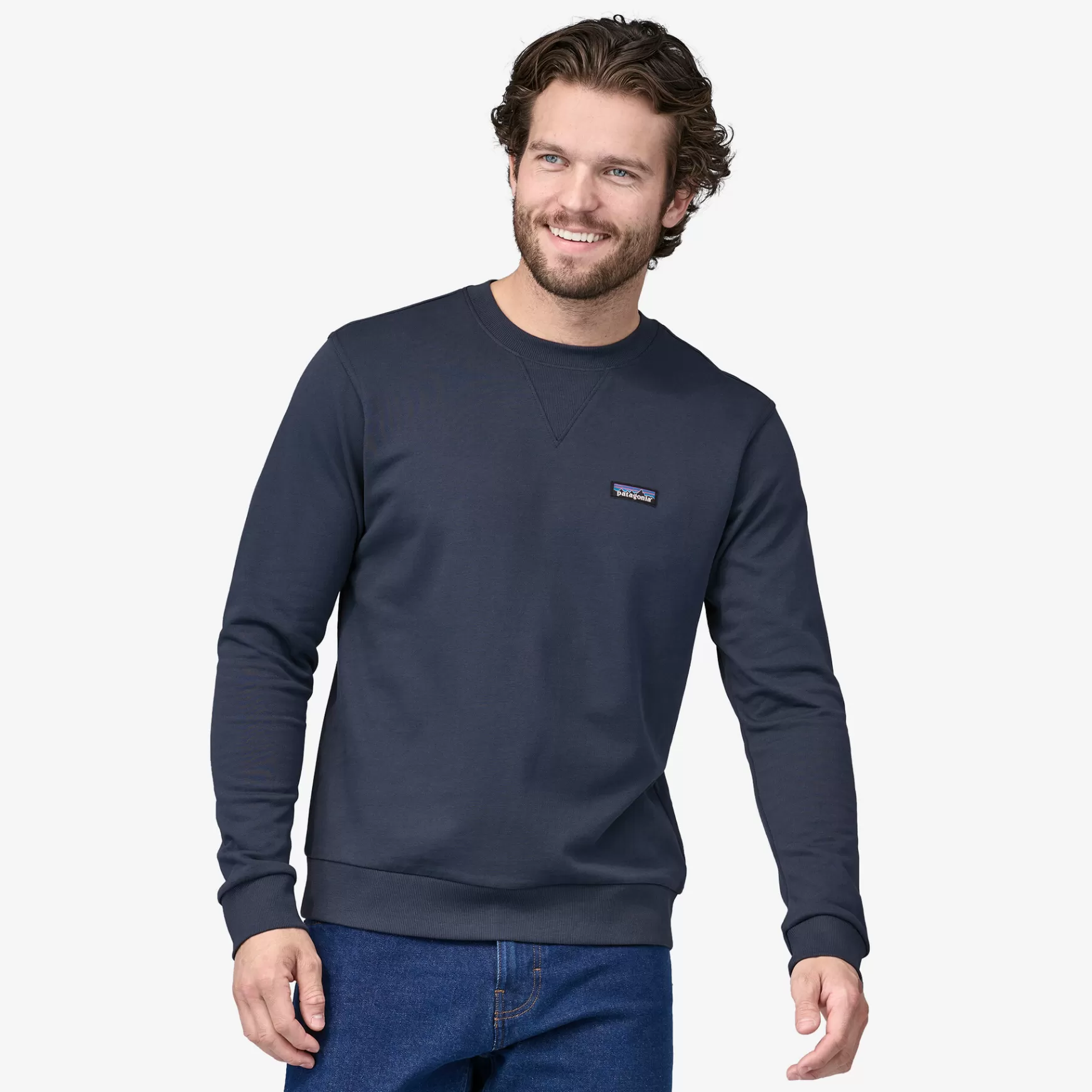 Patagonia Regenerative Organic Certified™ Cotton Crewneck Sweatshirt Smolder Blue Hot