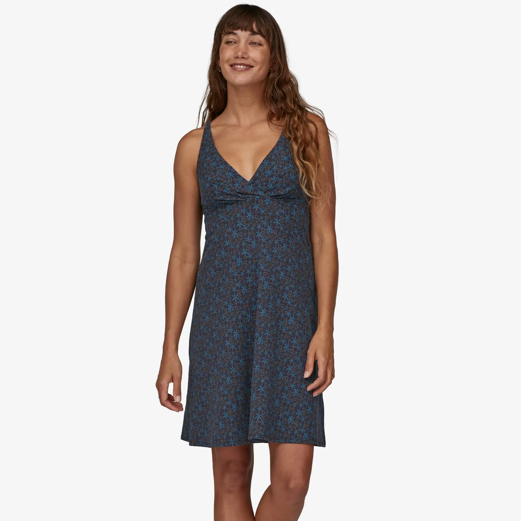 Patagonia Women'S Amber Dawn Dress Verano: Ink Black Sale