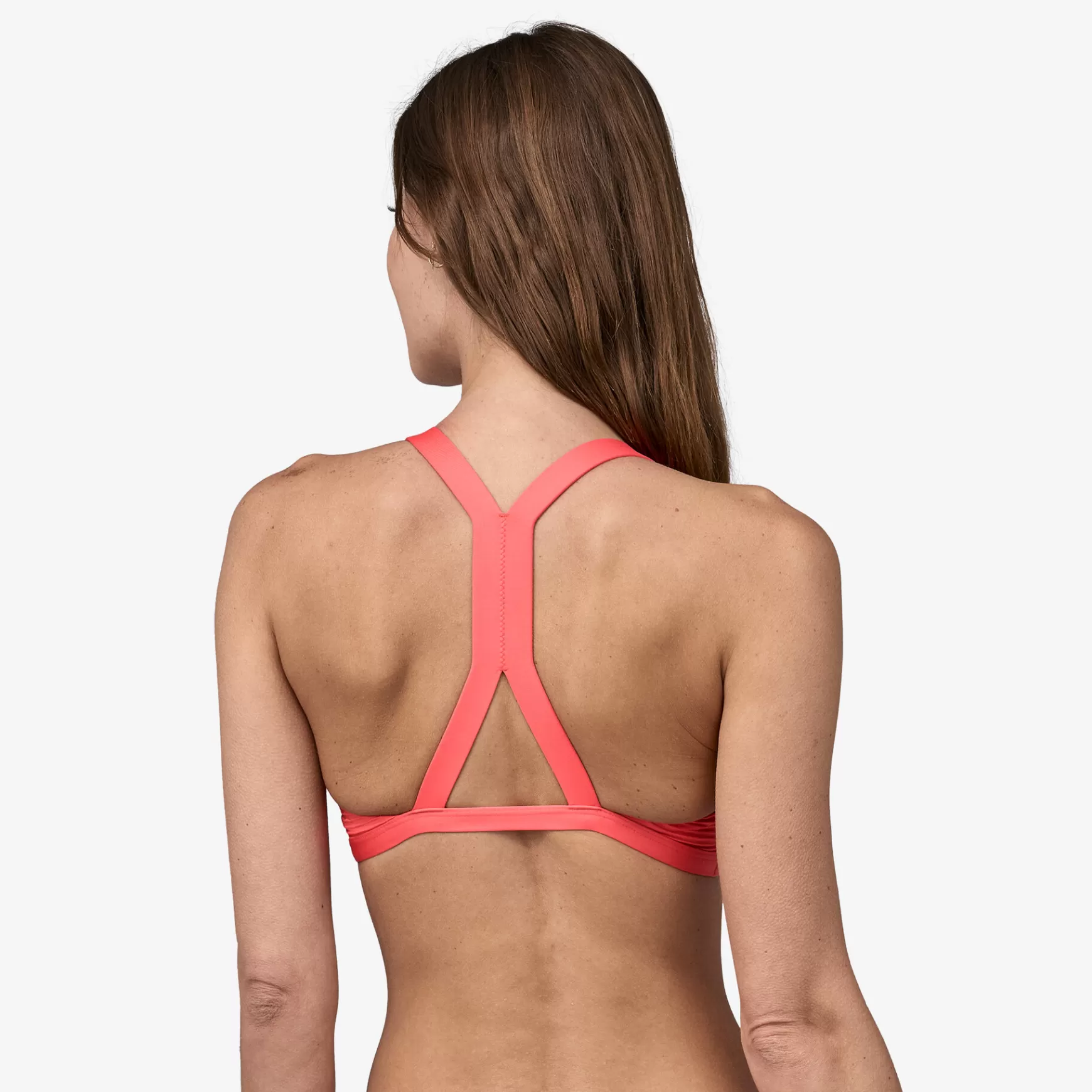 Patagonia Women'S Bottom Turn Racerback Bikini Top Ripple: Coral Cheap