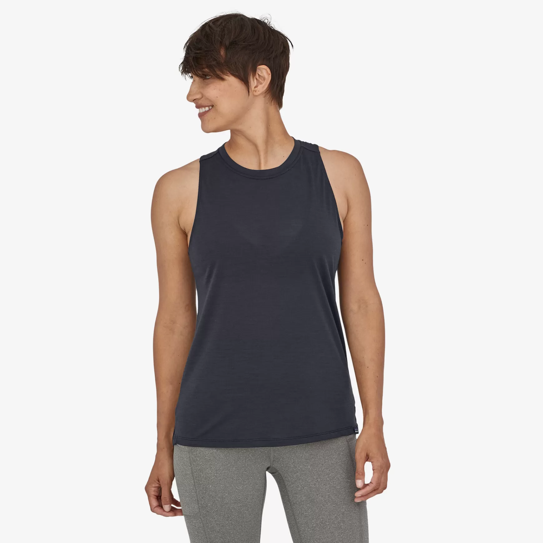 Patagonia Women'S Capilene Cool Merino Tank Top Black Fashion