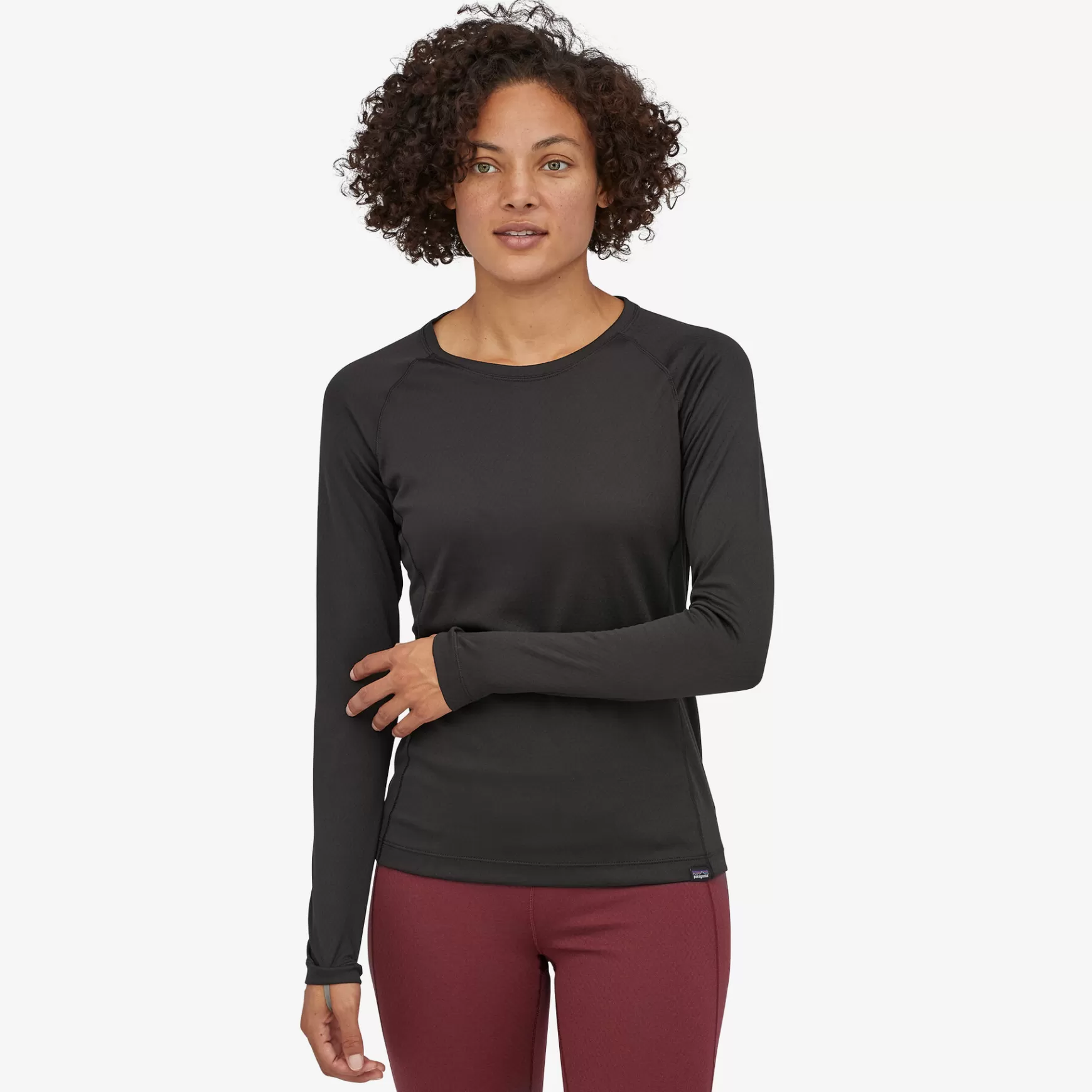 Patagonia Women'S Capilene Midweight Crew Black Sale