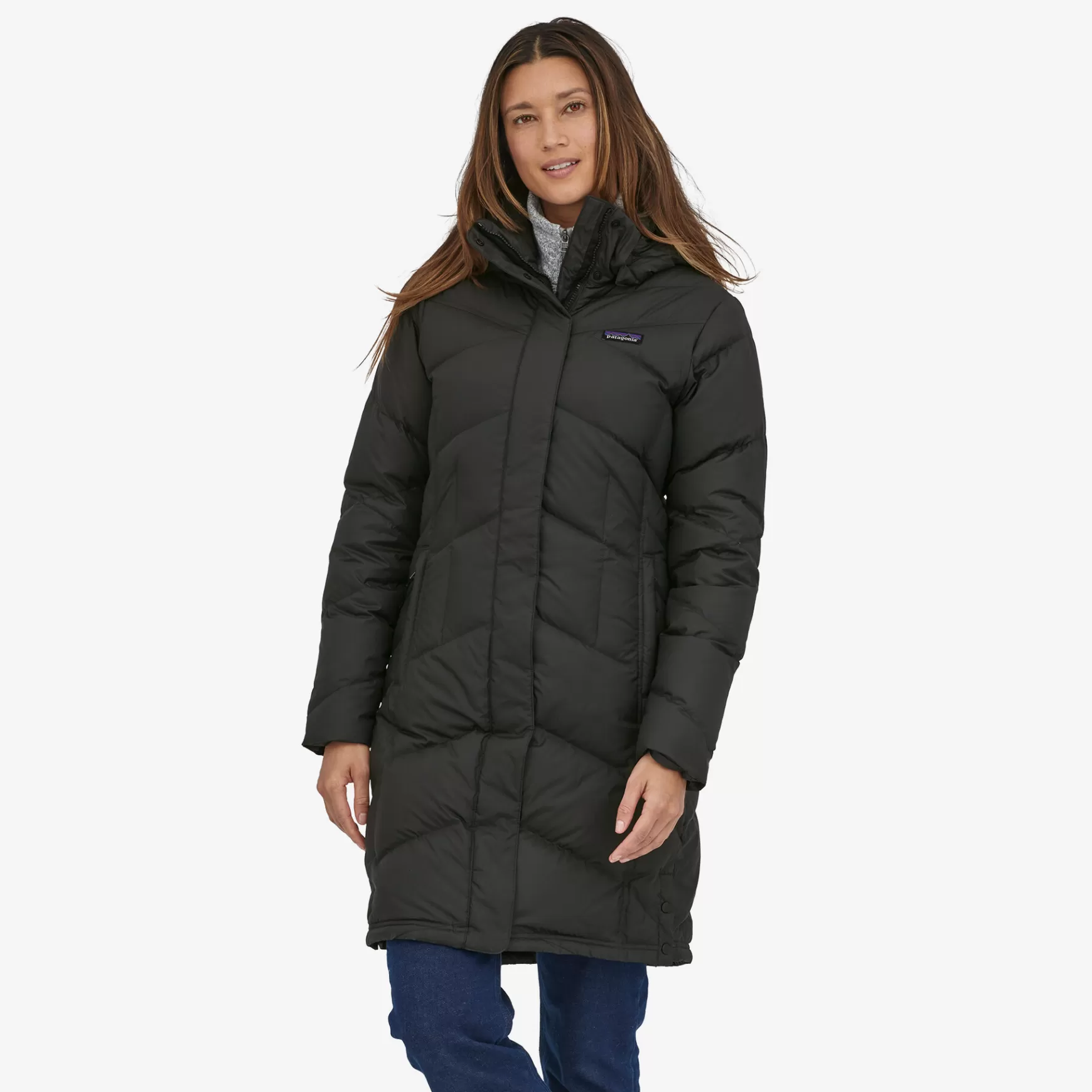 Patagonia Women'S Down With It Parka Black Clearance