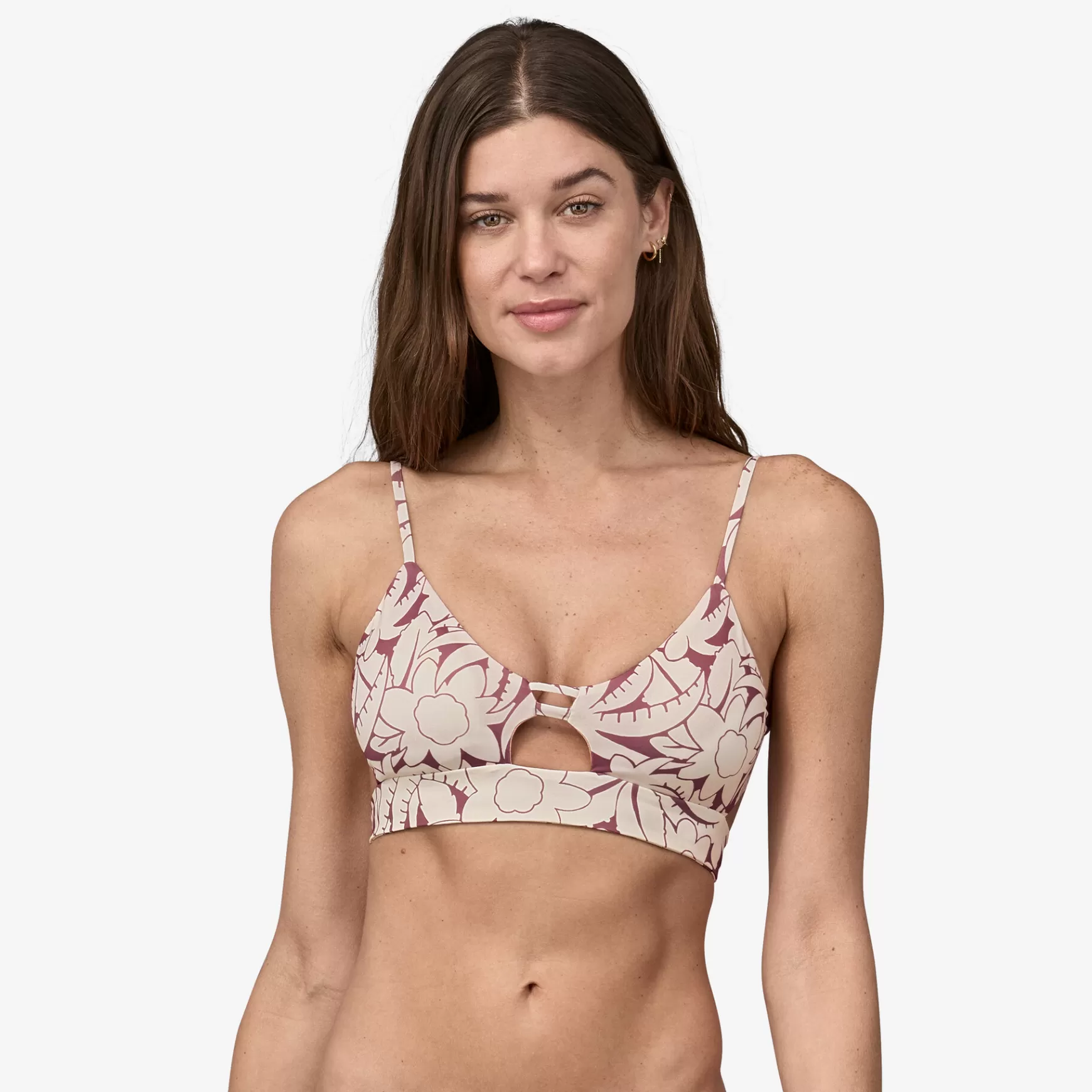 Patagonia Women'S Focal Point Bikini Top Primavera: Lago Blue Clearance