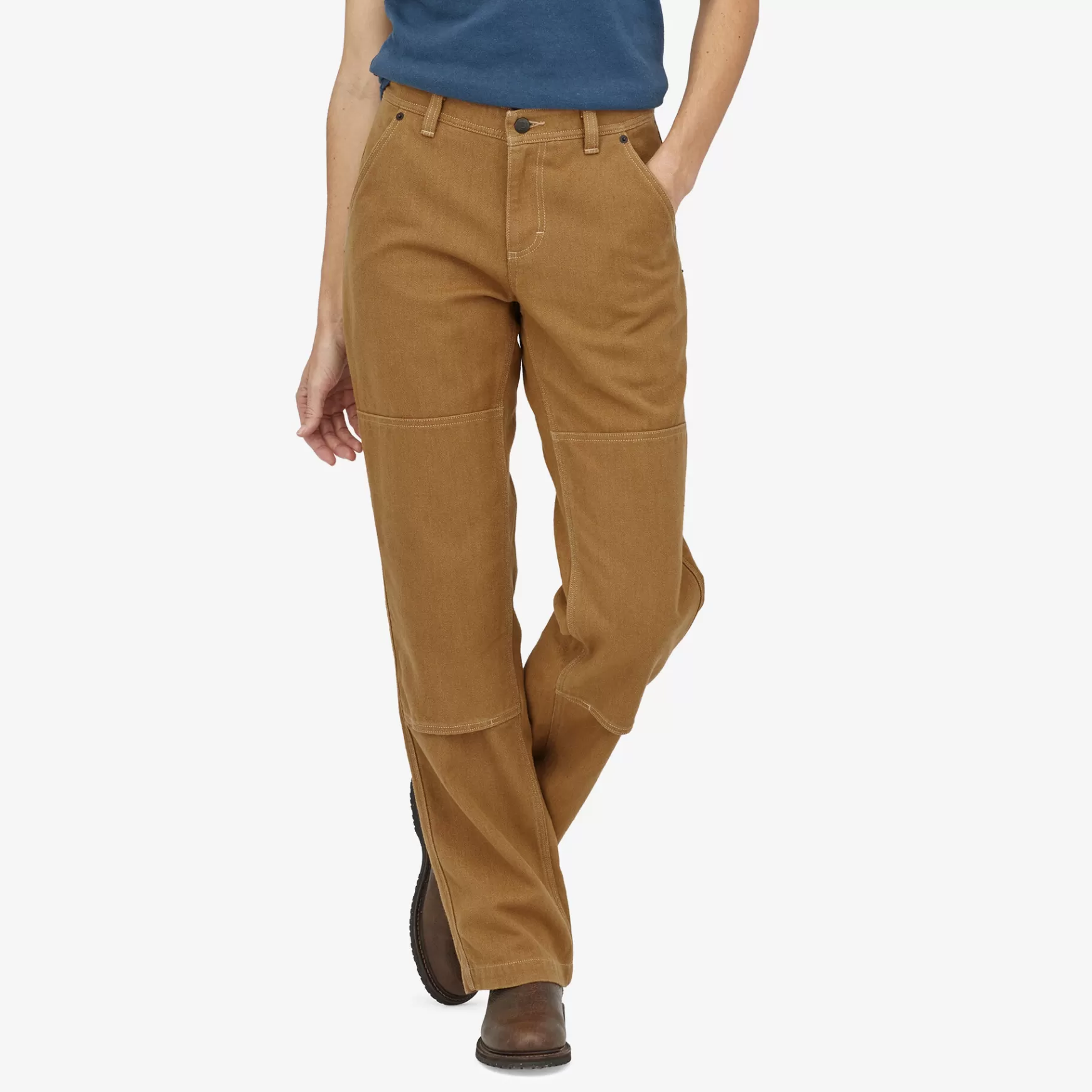 Patagonia Women'S Iron Forge Hemp Canvas Double Knee Pants-Regular Coriander Brown Online