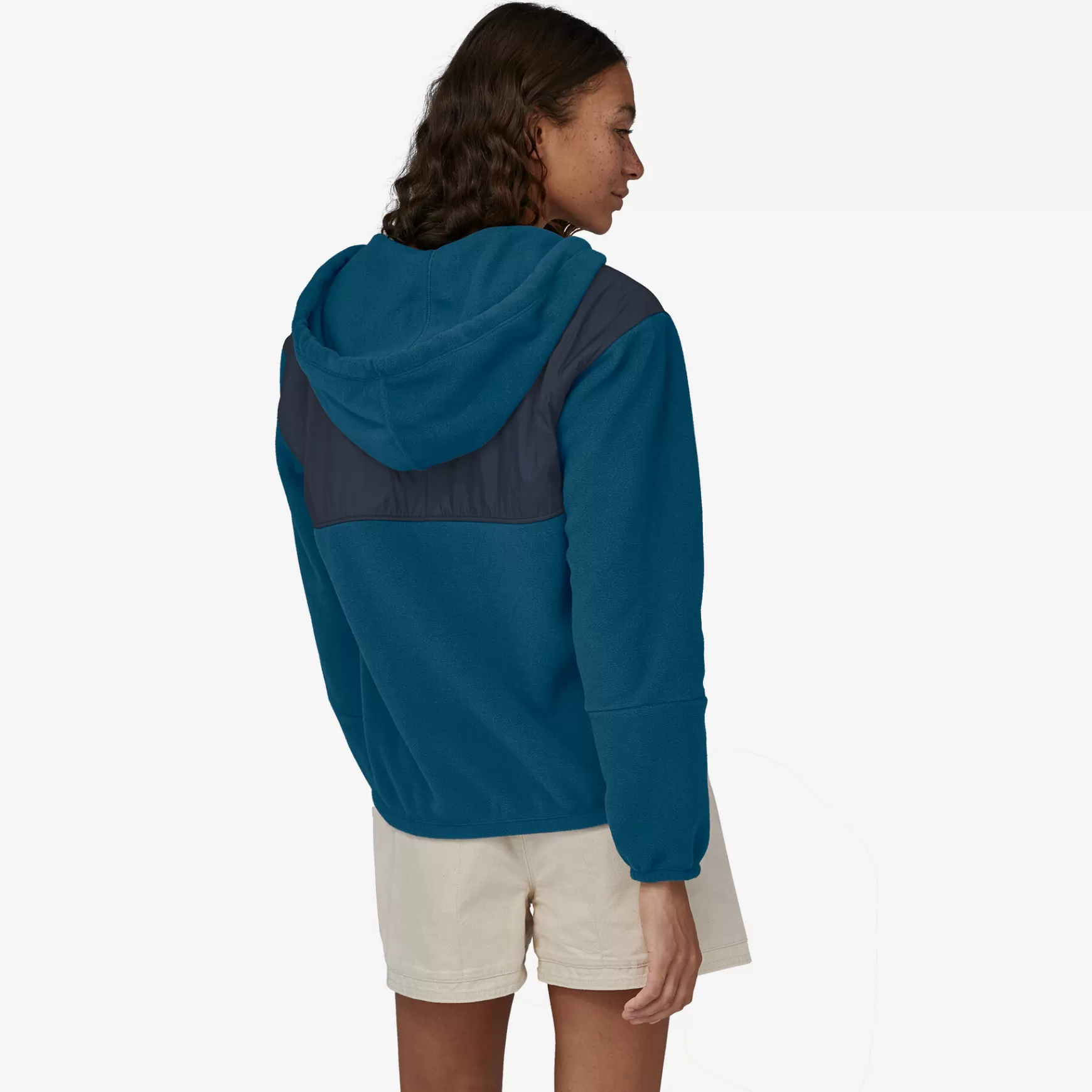 Patagonia Women'S Microdini Fleece Hoody Tidepool Blue Outlet