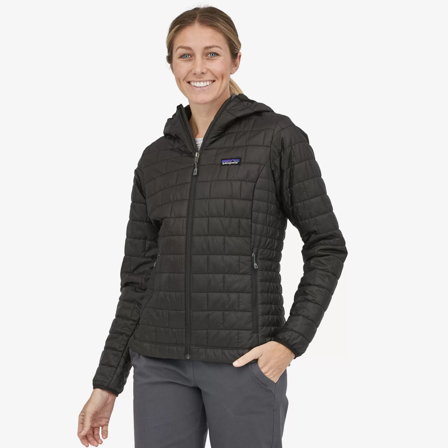 Patagonia Women'S Nano Puff Hoody Black Best Sale