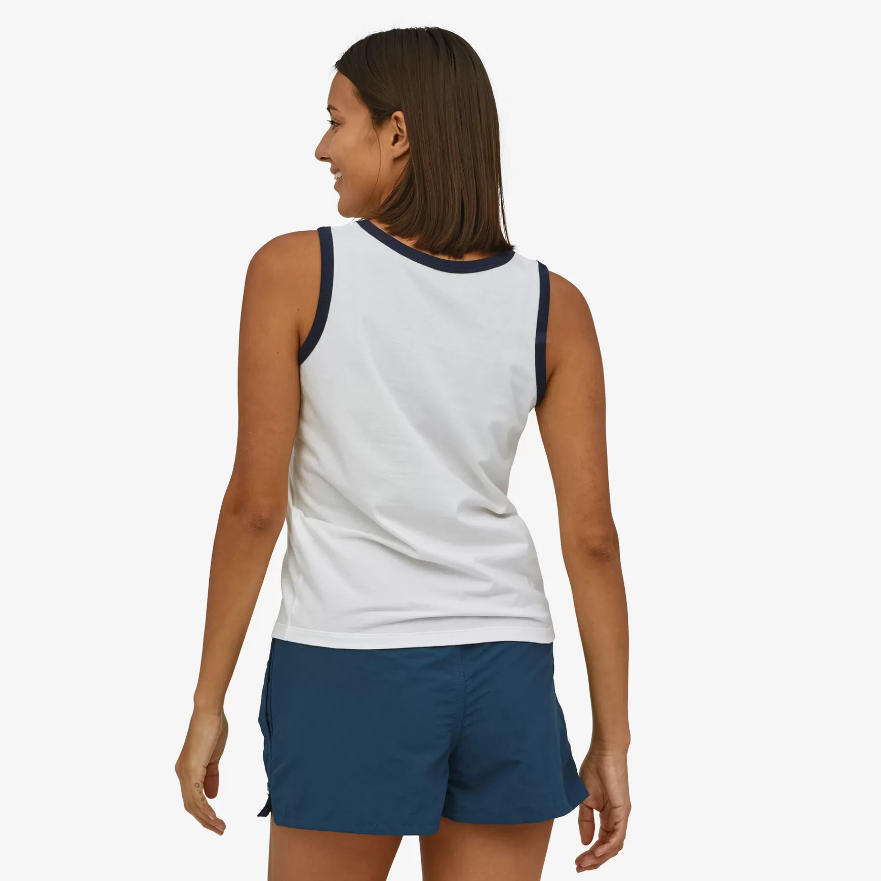 Patagonia Women'S P-6 Label Organic Tank White Outlet