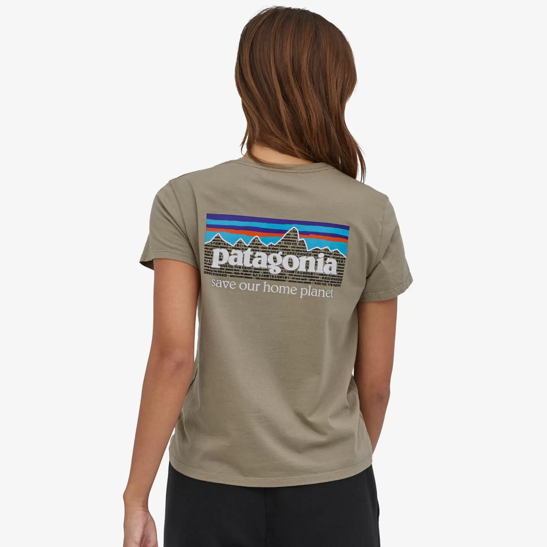 Patagonia Women'S P-6 Mission Organic T-Shirt Garden Green Best