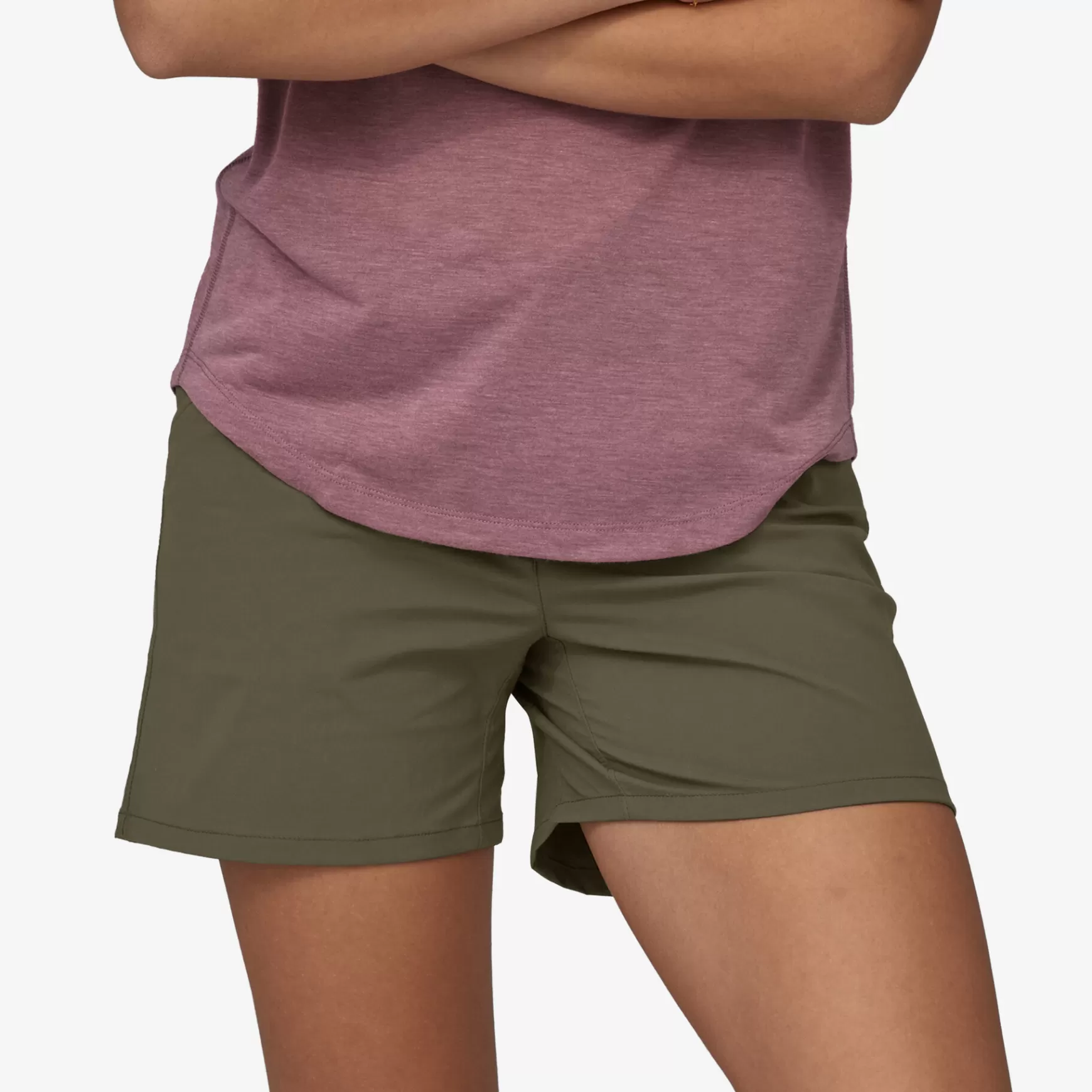 Patagonia Women'S Quandary Shorts-5" Basin Green Clearance