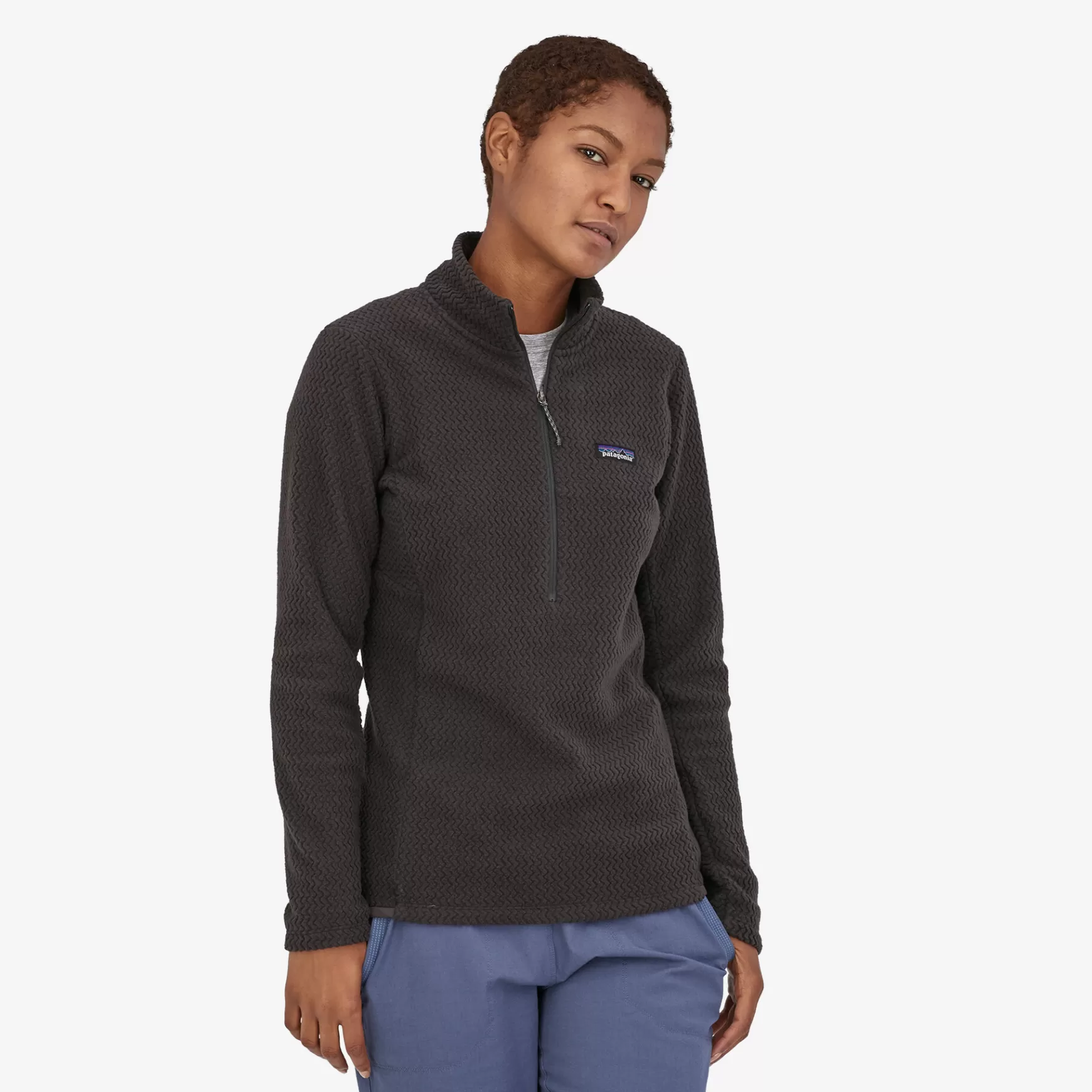 Patagonia Women'S R1 Air Zip-Neck Black Discount