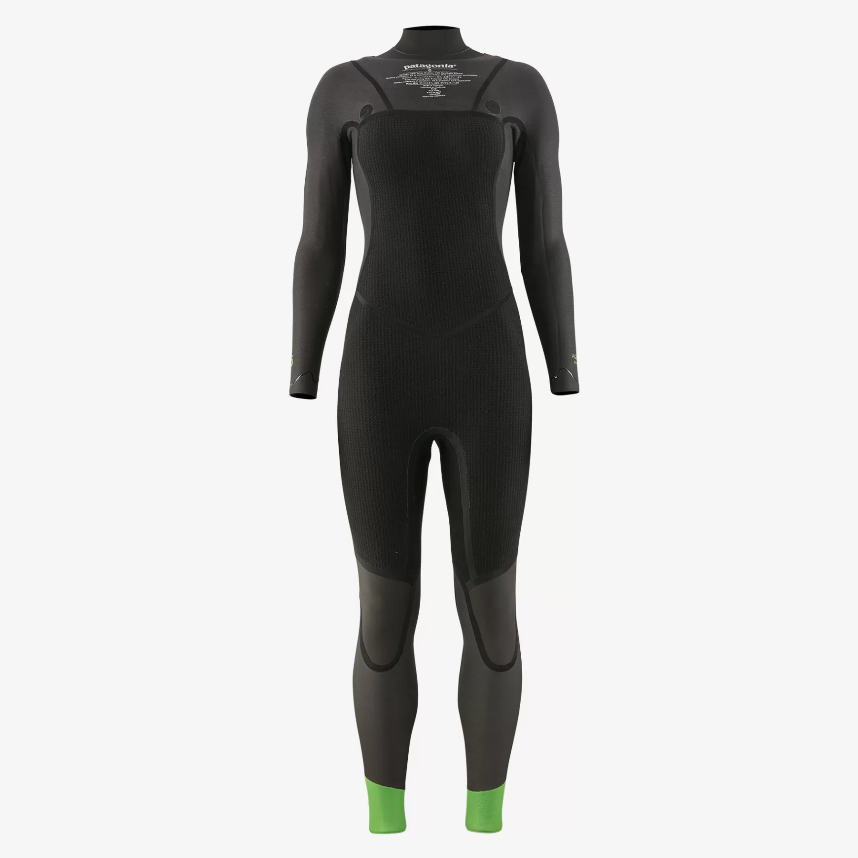 Patagonia Women'S R2 Yulex Front-Zip Full Suit Black New