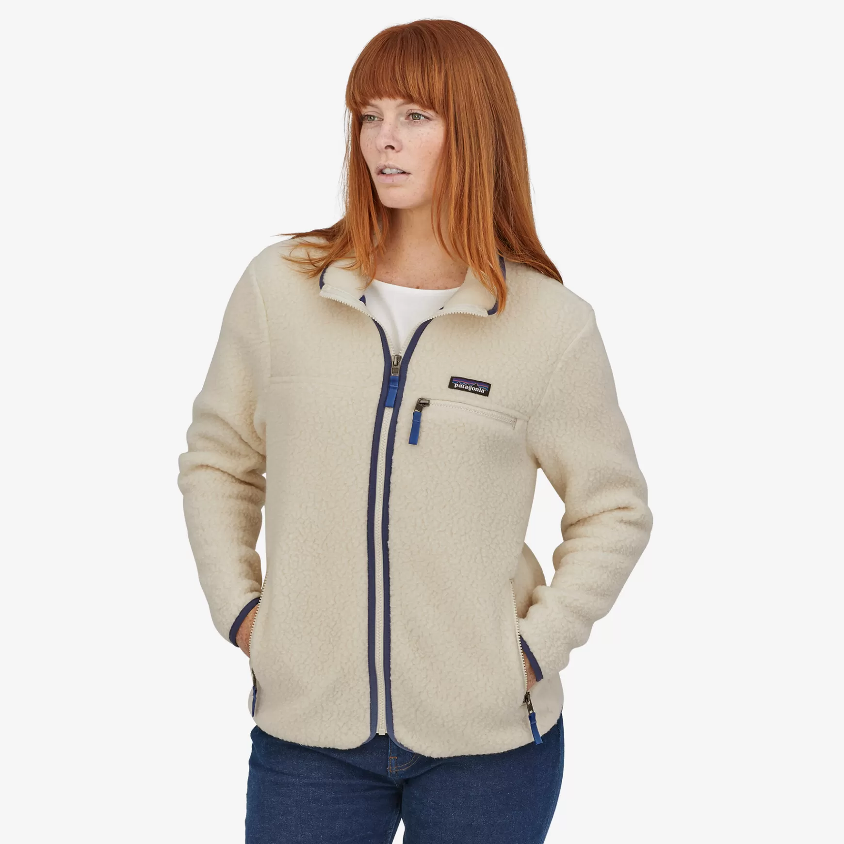 Patagonia Women'S Retro Pile Fleece Jacket Natural Online