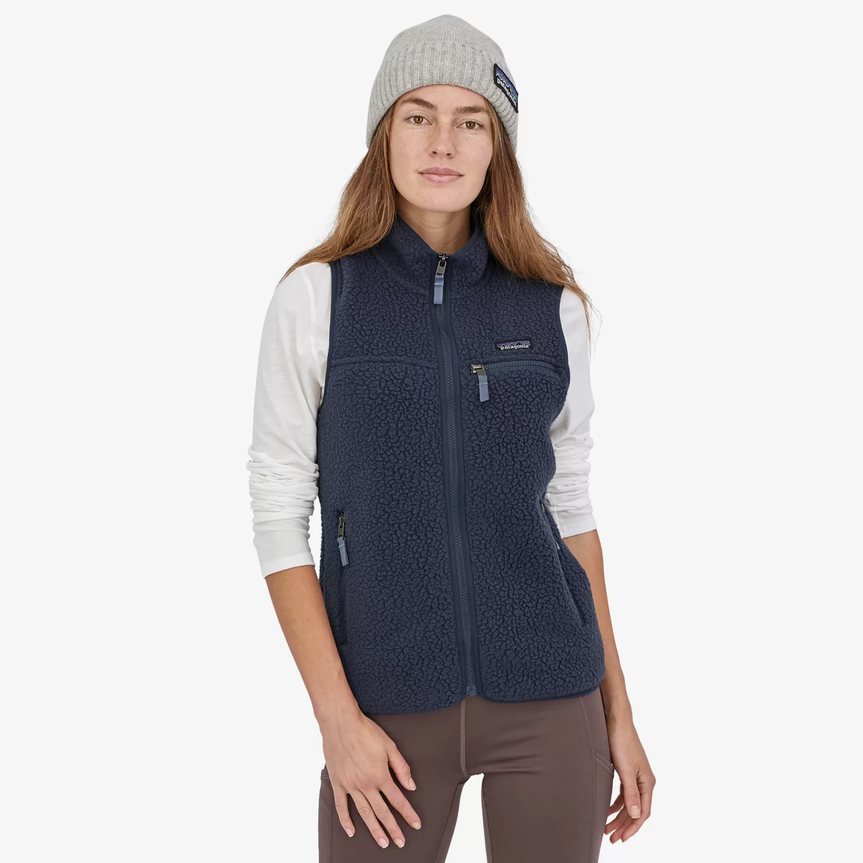 Patagonia Women'S Retro Pile Fleece Vest New Navy Cheap