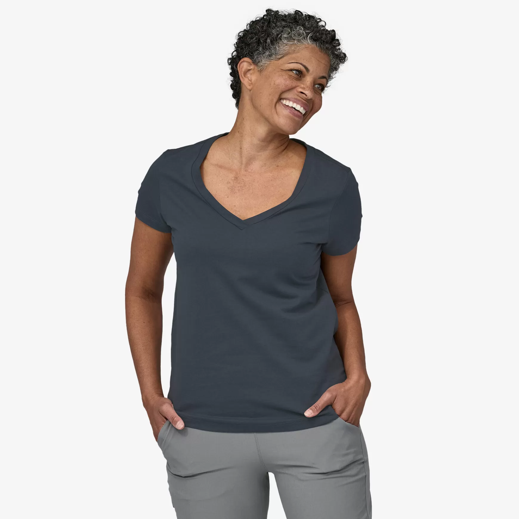 Patagonia Women'S Side Current Tee White Discount