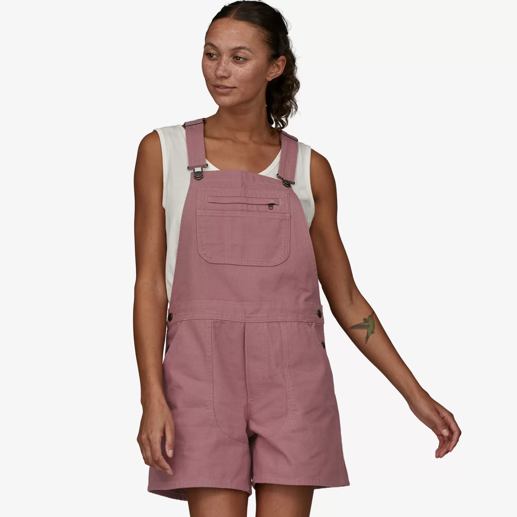 Patagonia Women'S Stand Up Overalls-5" Evening Mauve Fashion