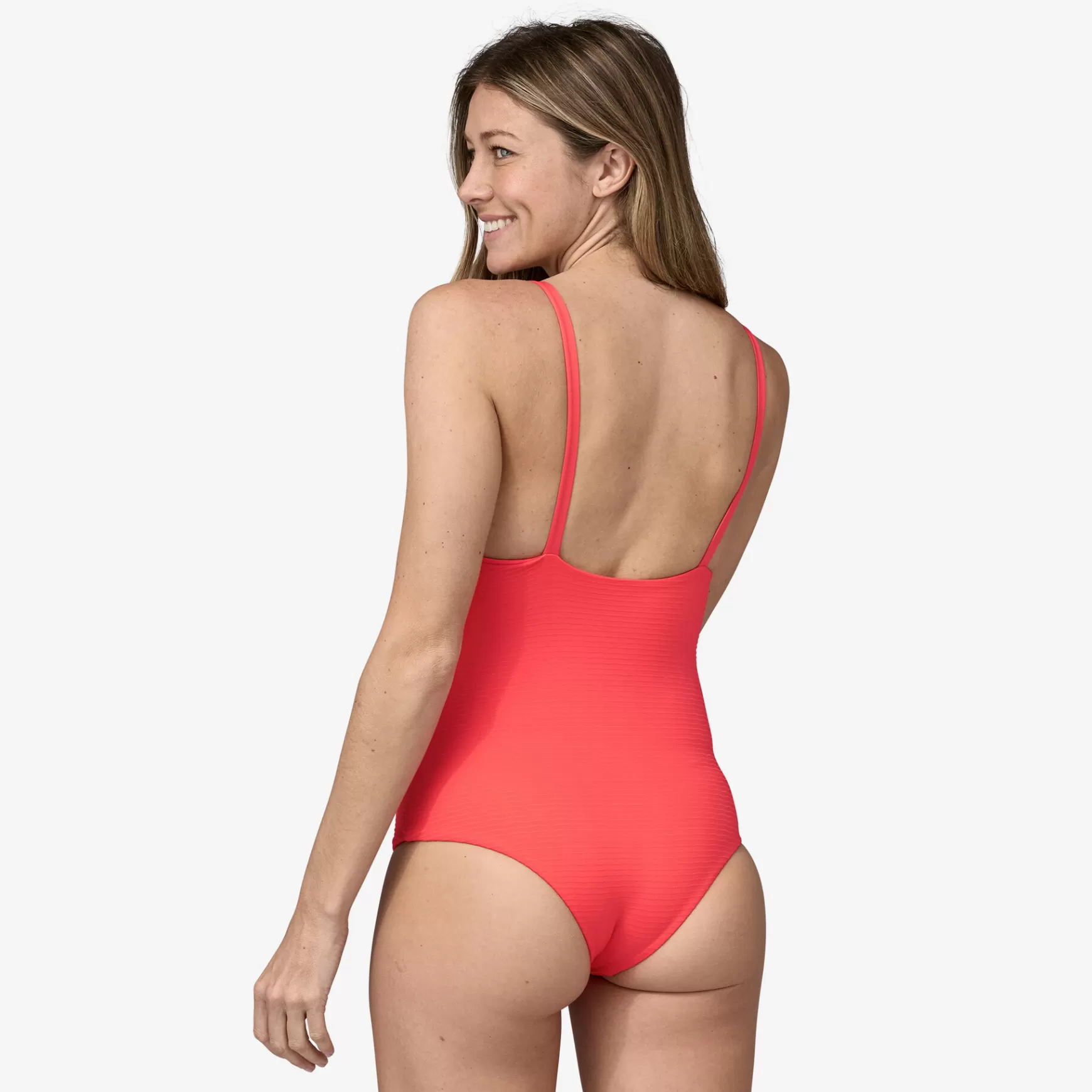 Patagonia Women'S Sunny Tide One-Piece Swimsuit Ripple: Coral Cheap