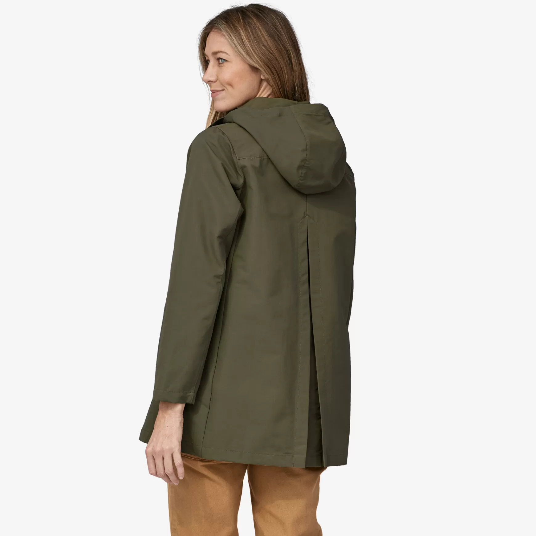 Patagonia Women'S Transitional Trench Jacket Basin Green Best Sale