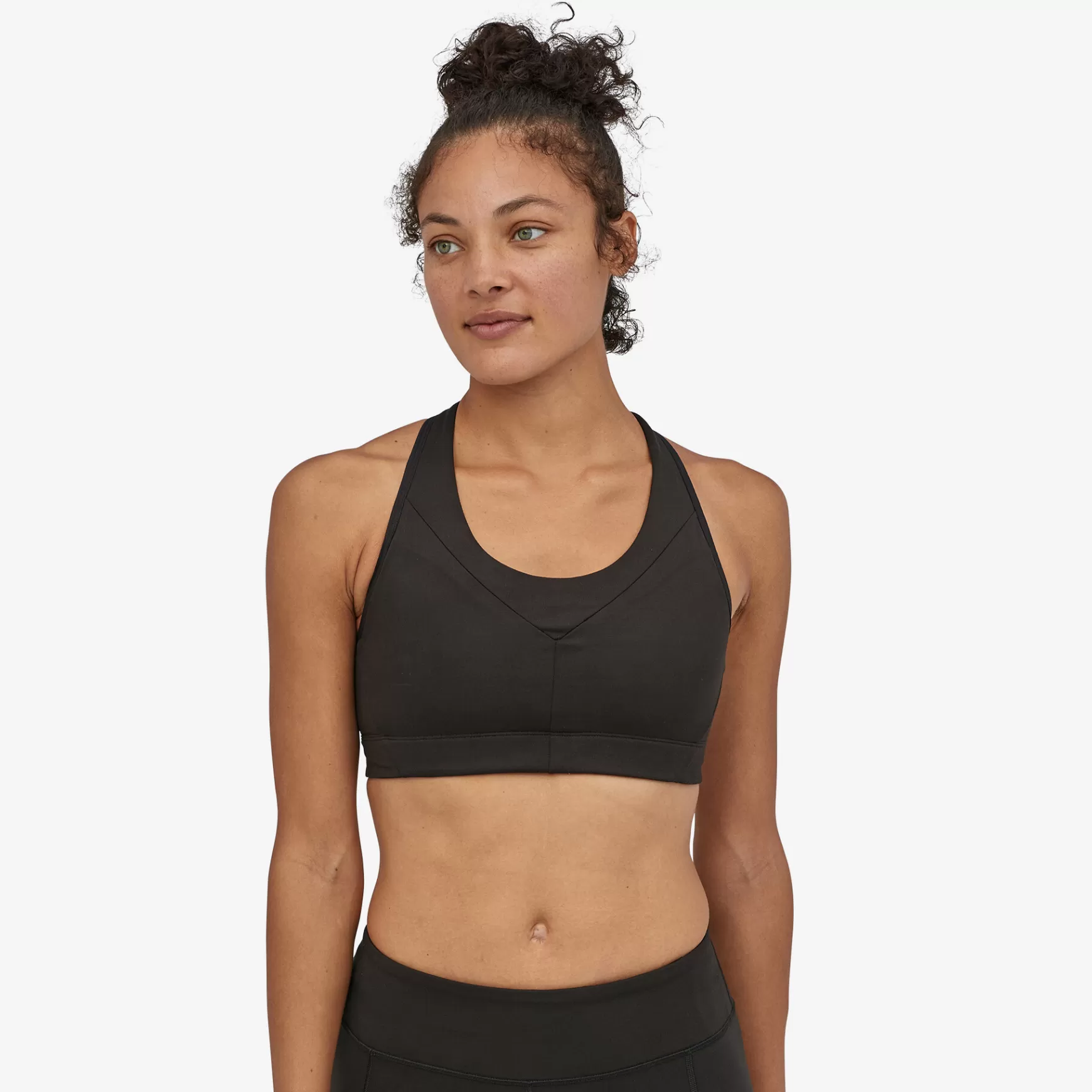 Patagonia Women'S Wild Trails Sports Bra Black Clearance